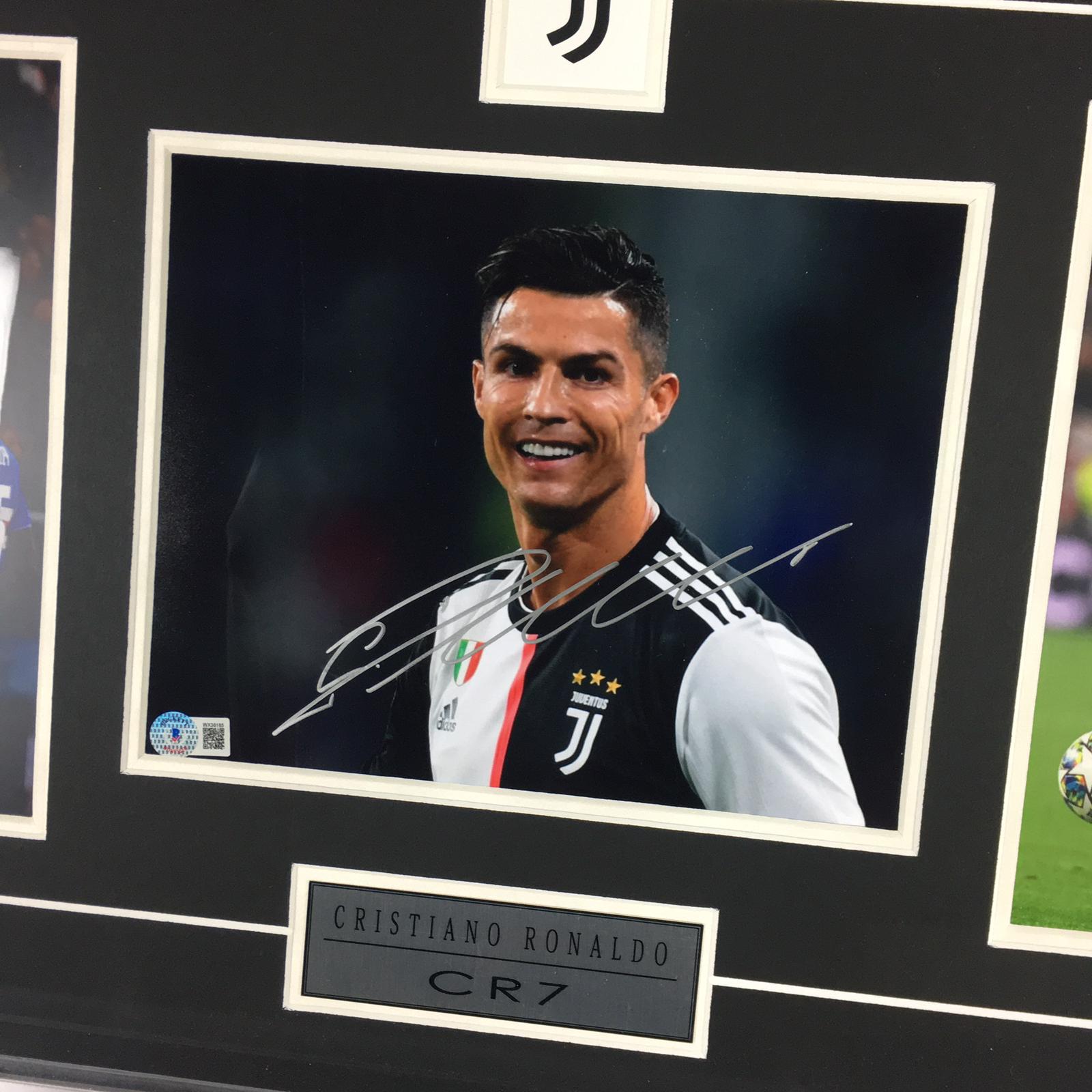 Cristiano Ronaldo Signed Photo Framed