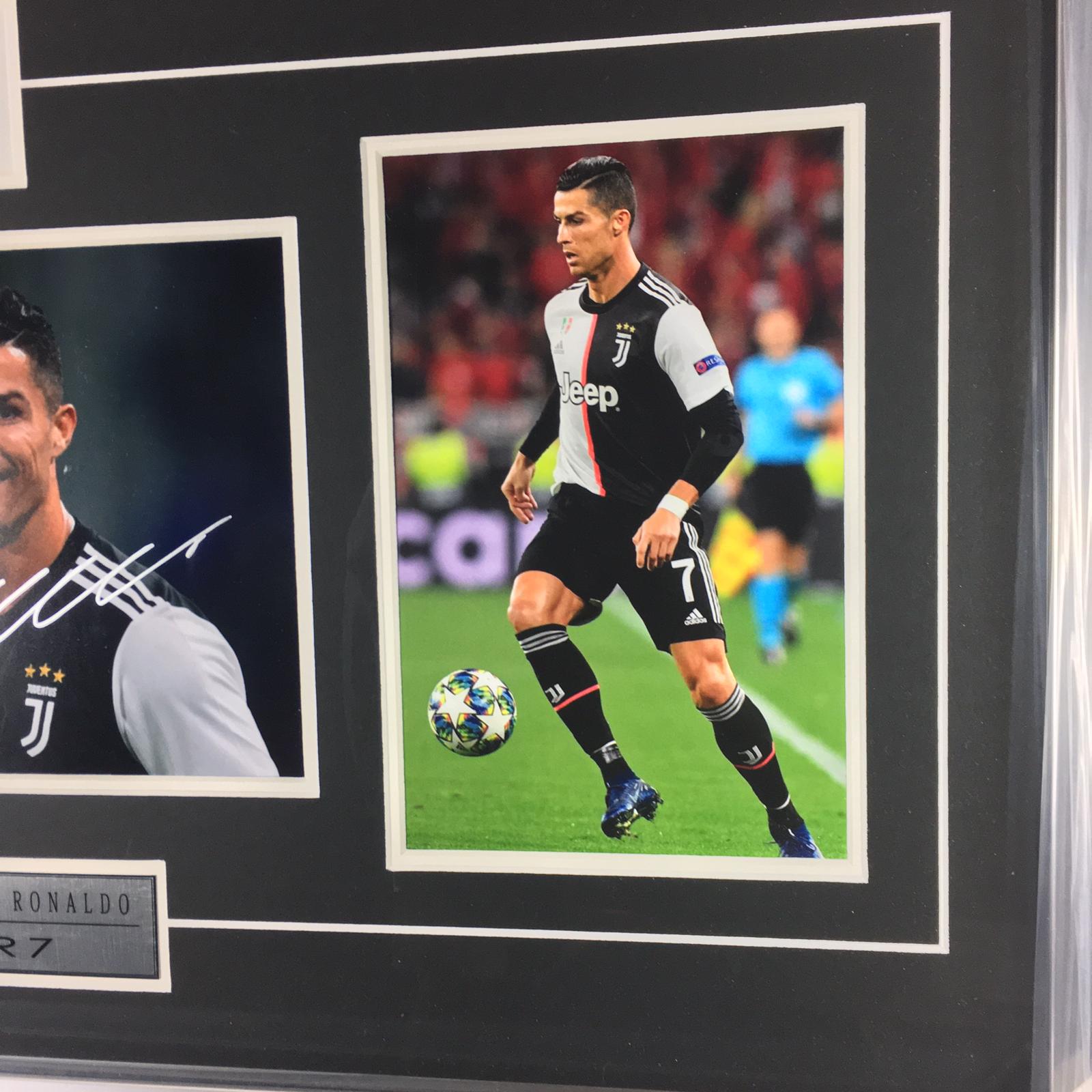 Cristiano Ronaldo Signed Photo Framed