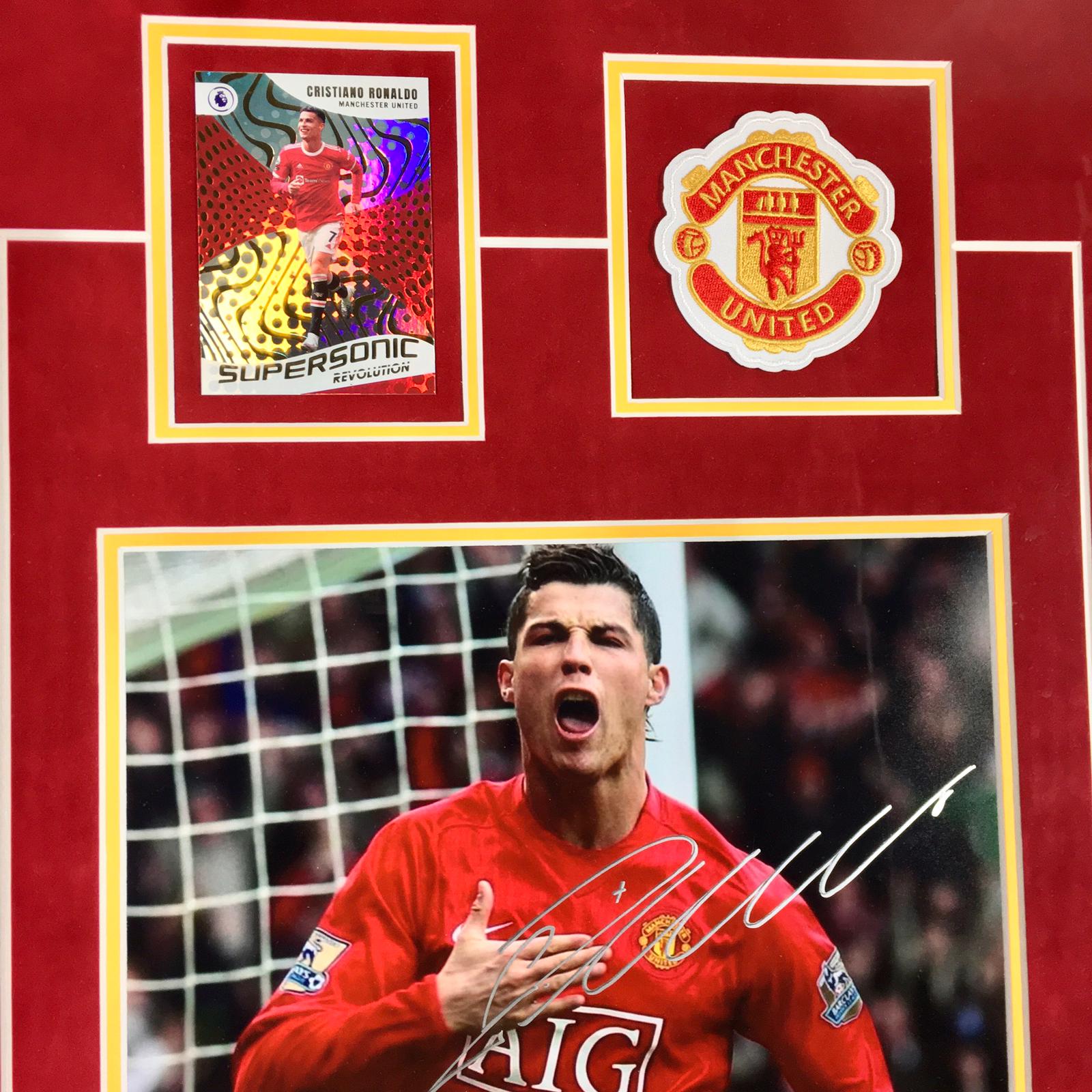 Cristiano Ronaldo Signed Photo Framed