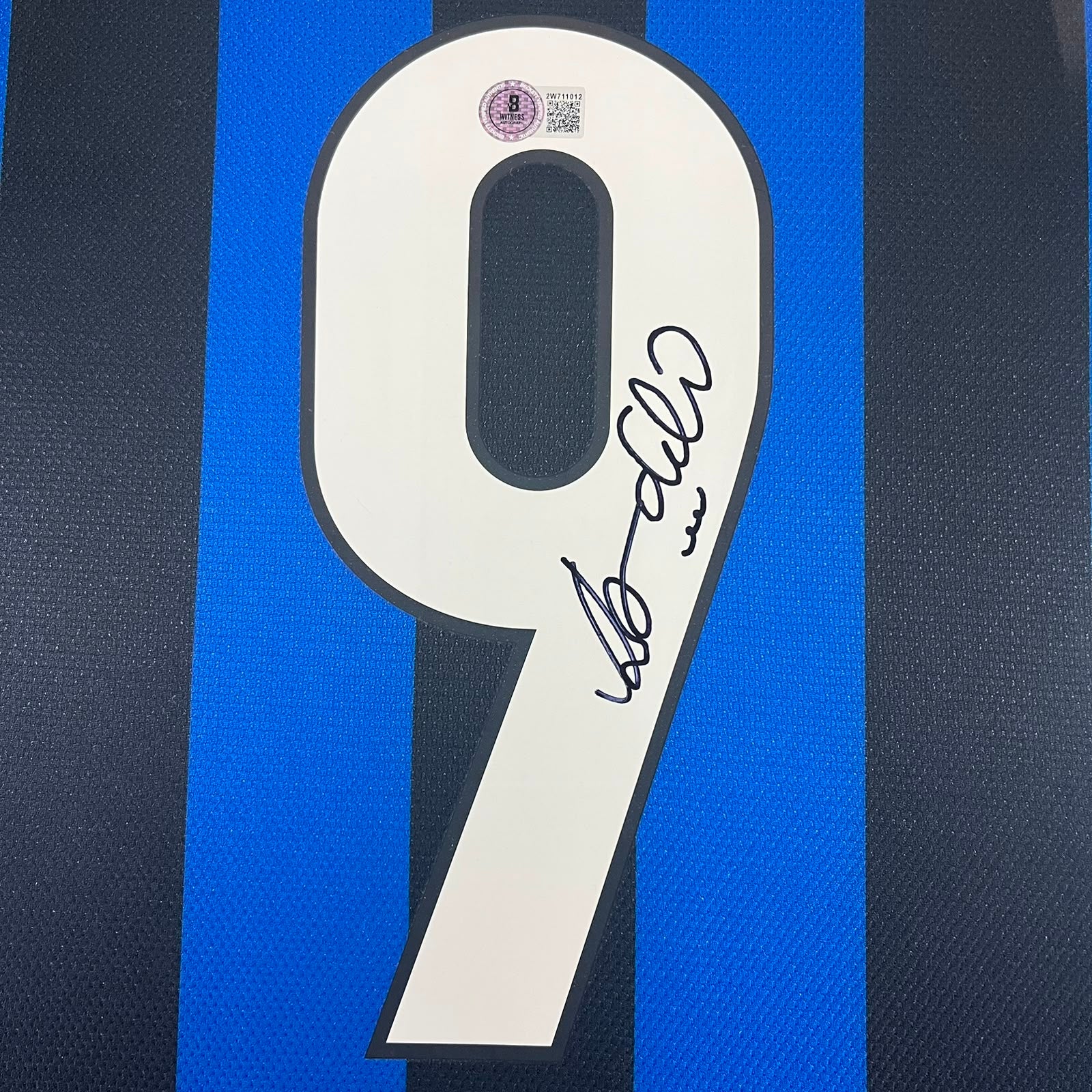 Ronaldo Nazario Signed Jersey Framed