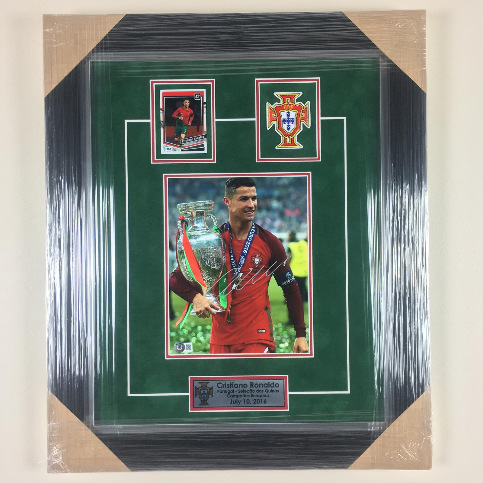 Cristiano Ronaldo Signed Photo Framed