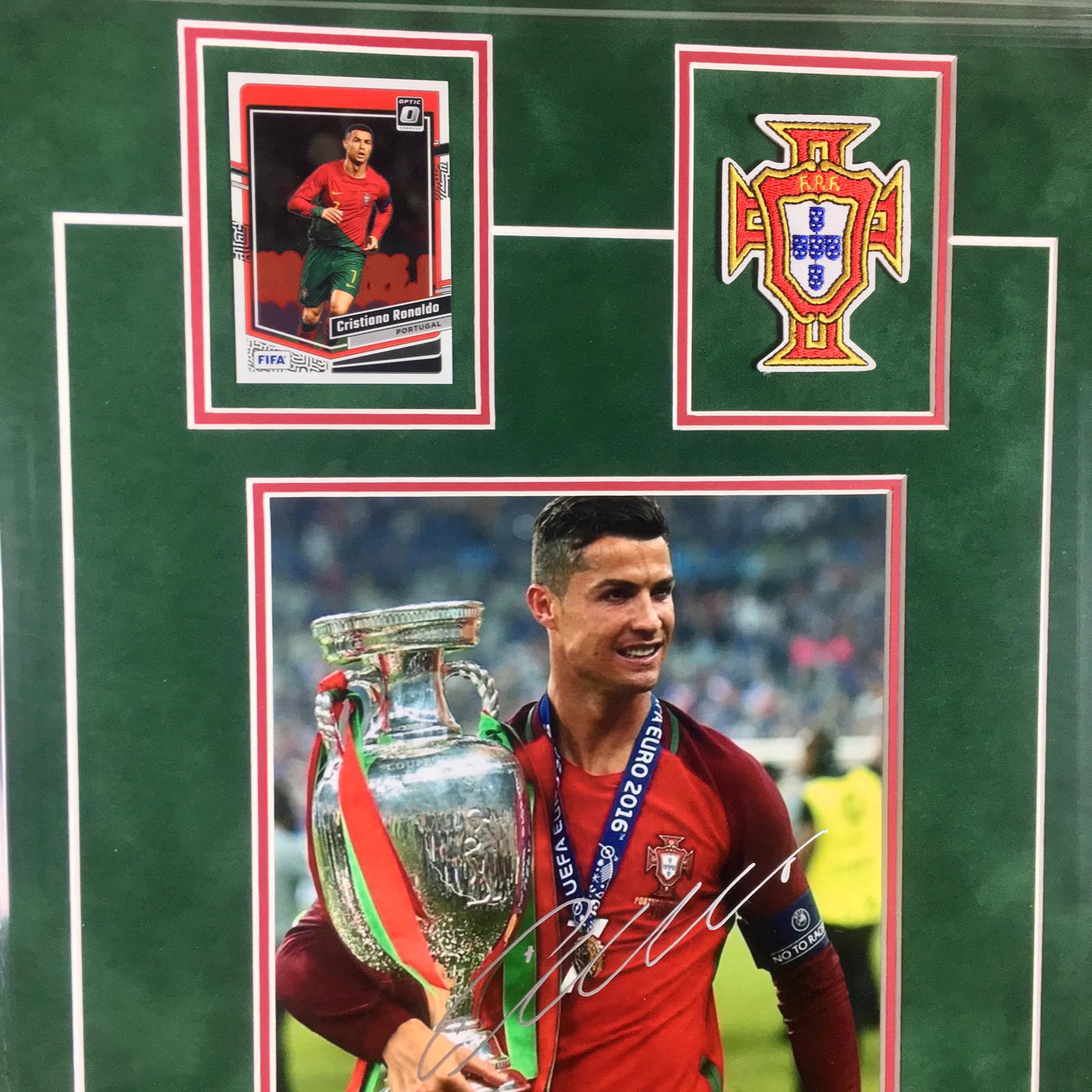 Cristiano Ronaldo Signed Photo Framed