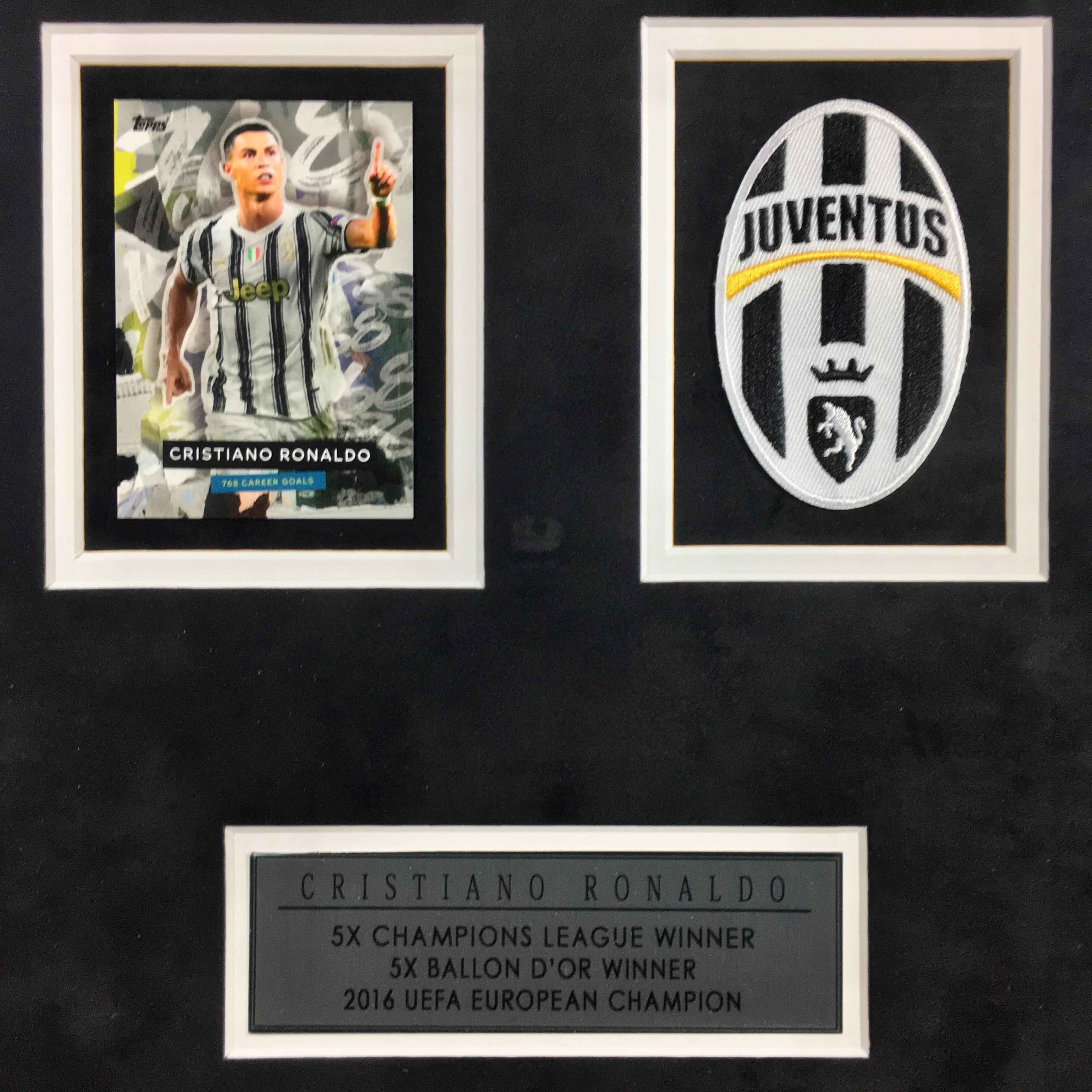 Cristiano Ronaldo Signed Jersey Framed