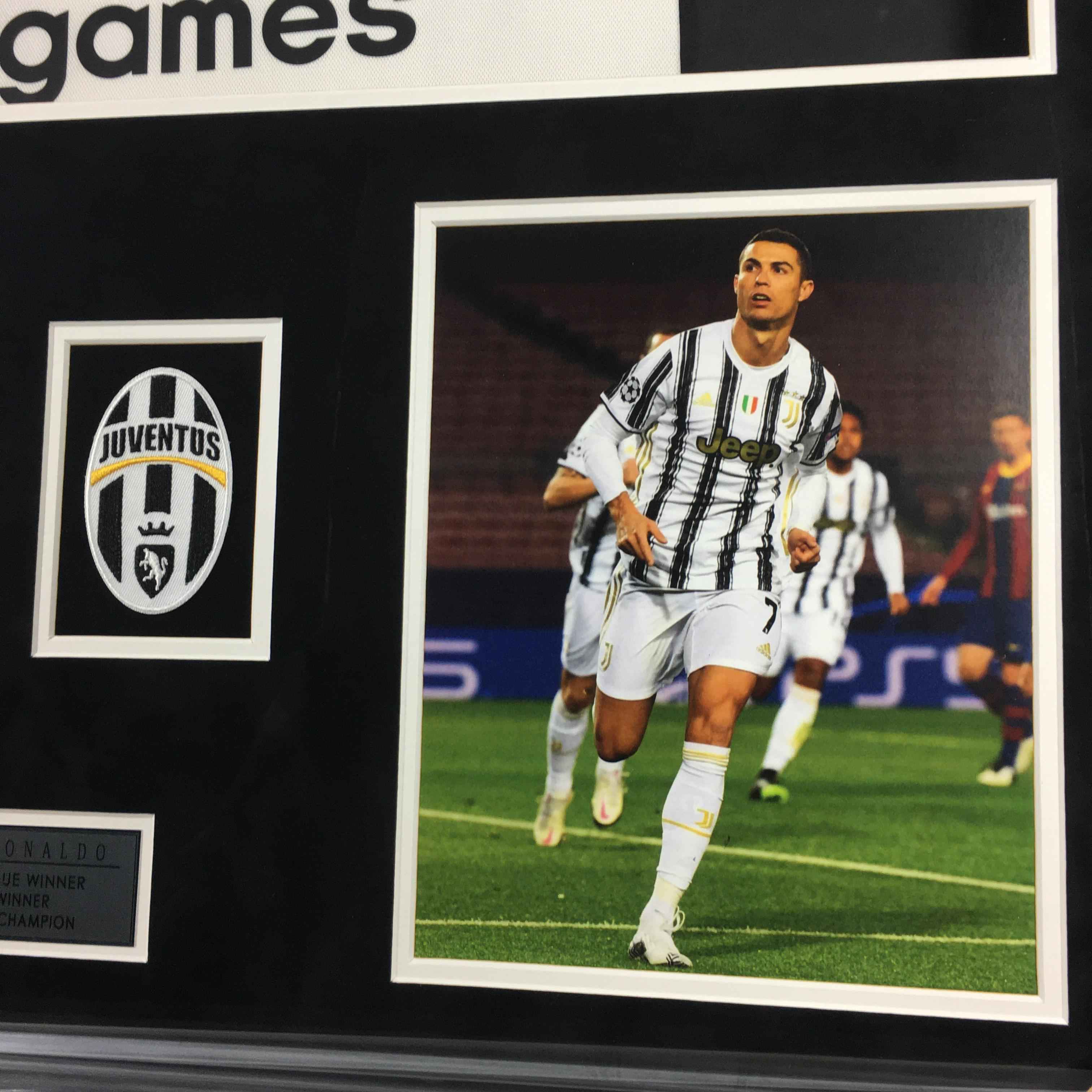 Cristiano Ronaldo Signed Jersey Framed