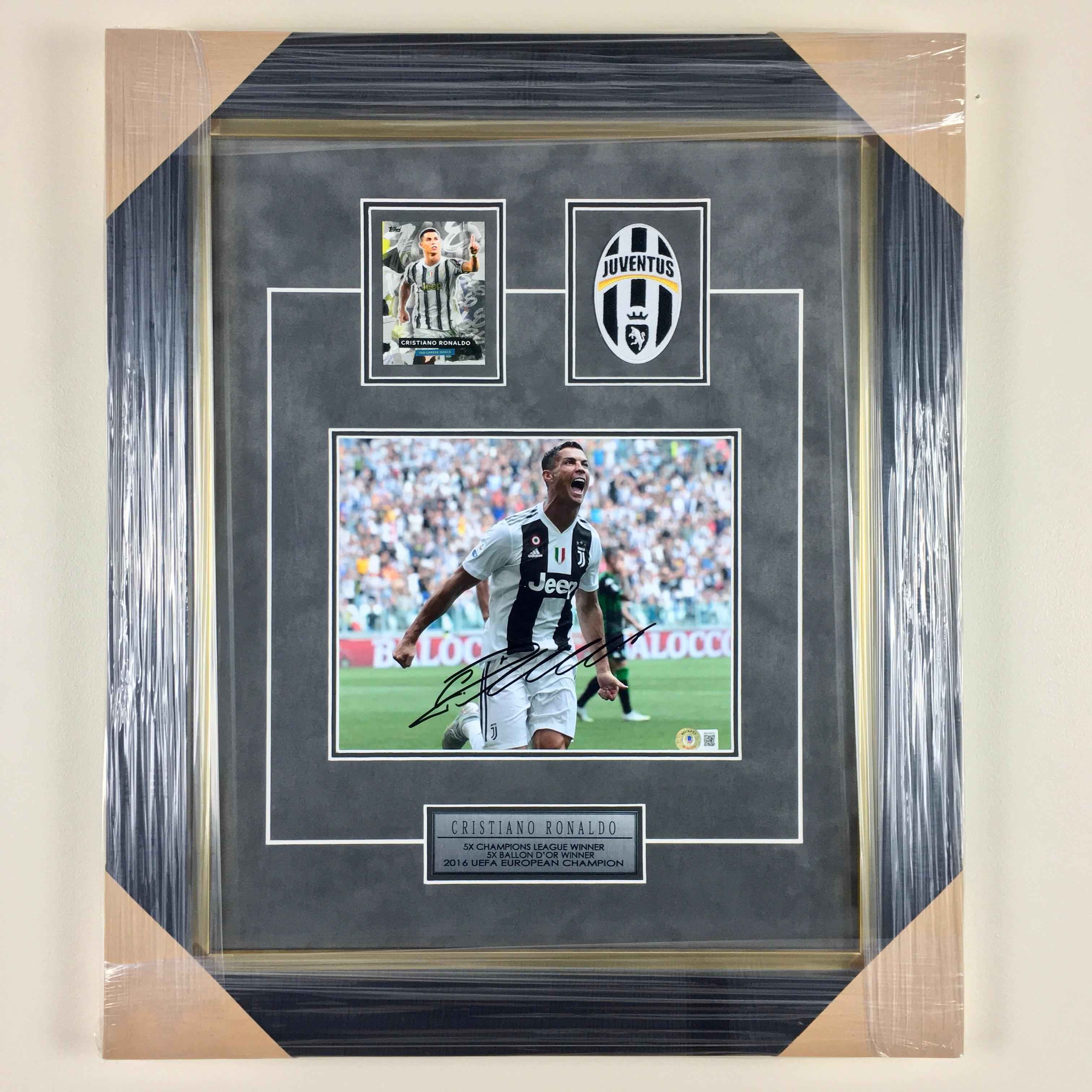 Cristiano Ronaldo Signed Photo Framed
