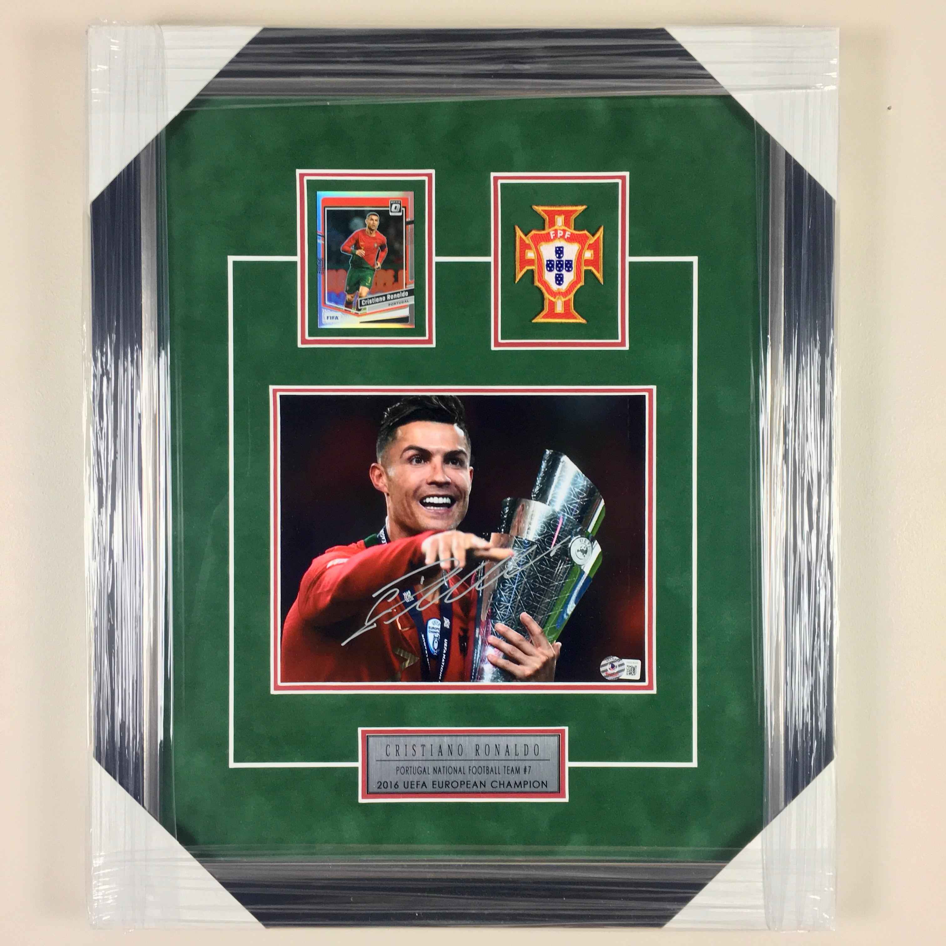 Cristiano Ronaldo Signed Photo Framed