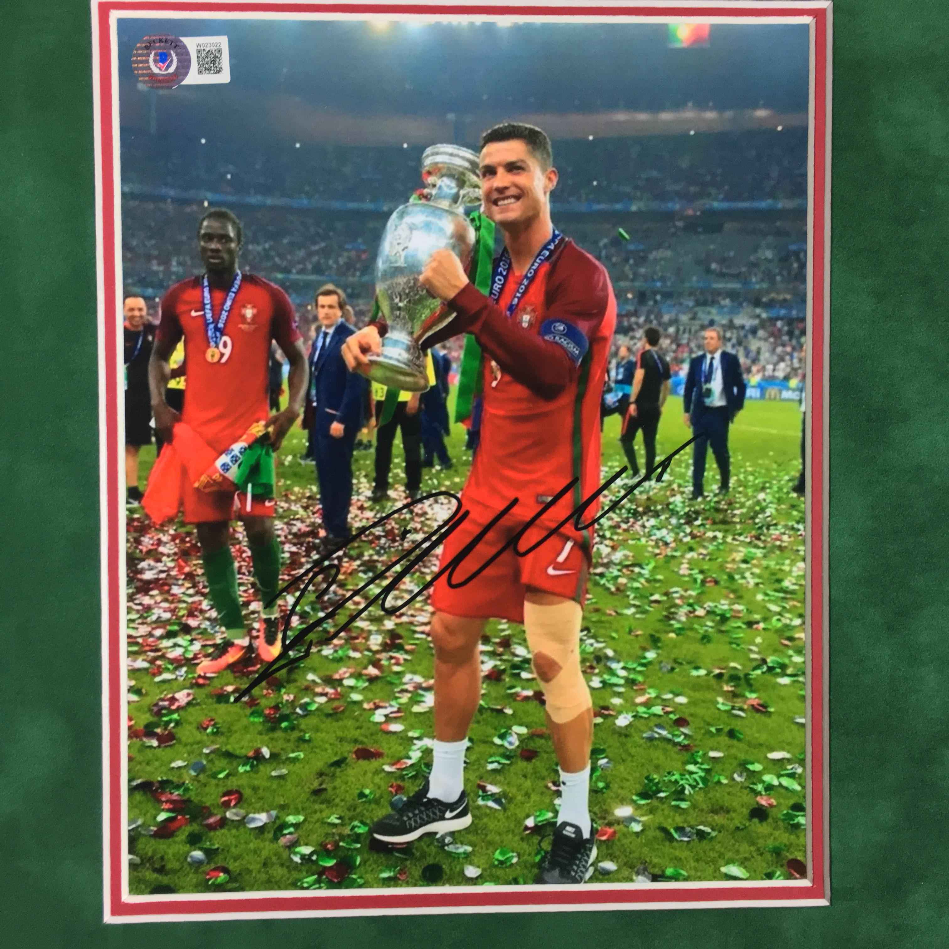 Cristiano Ronaldo Signed Photo Framed
