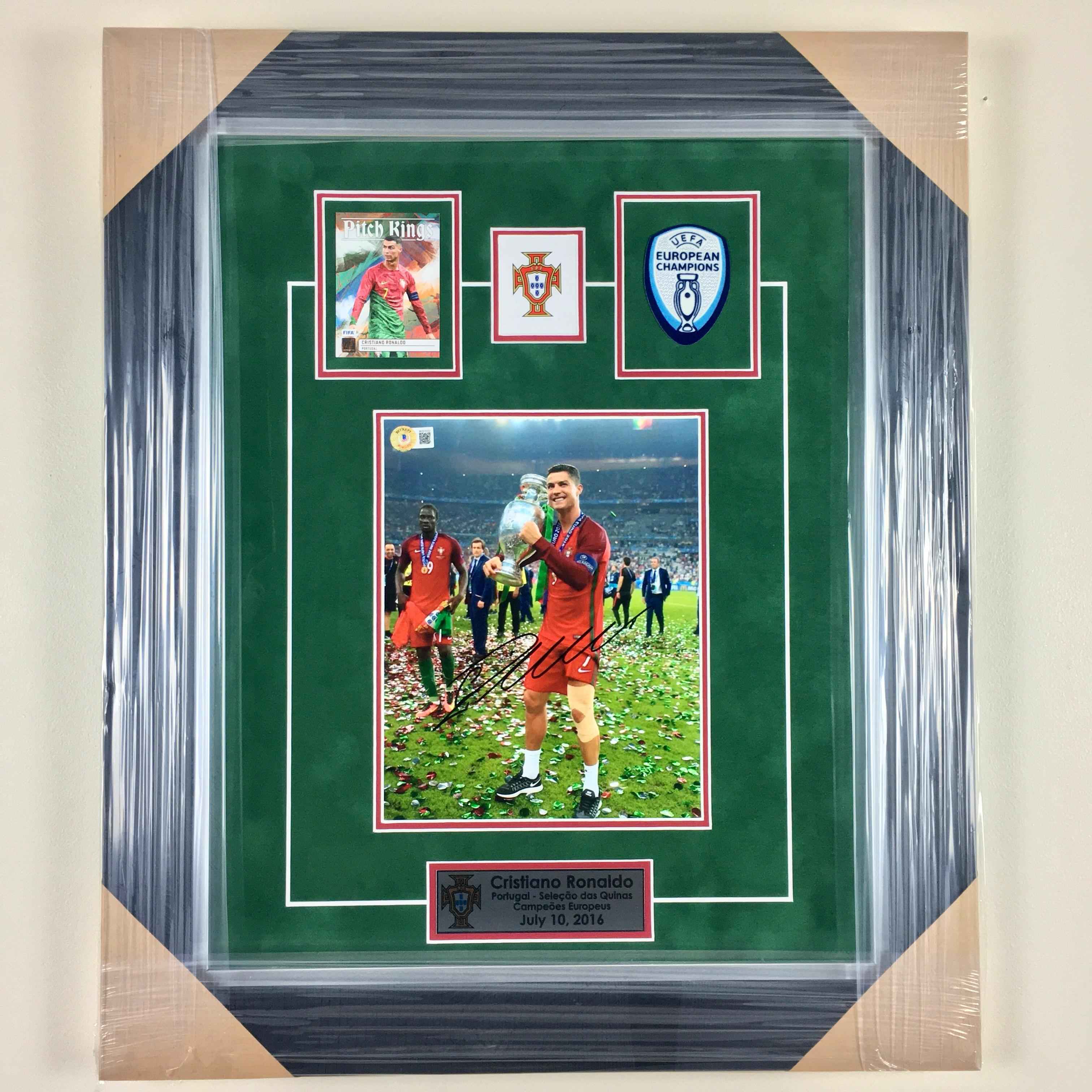 Cristiano Ronaldo Signed Photo Framed