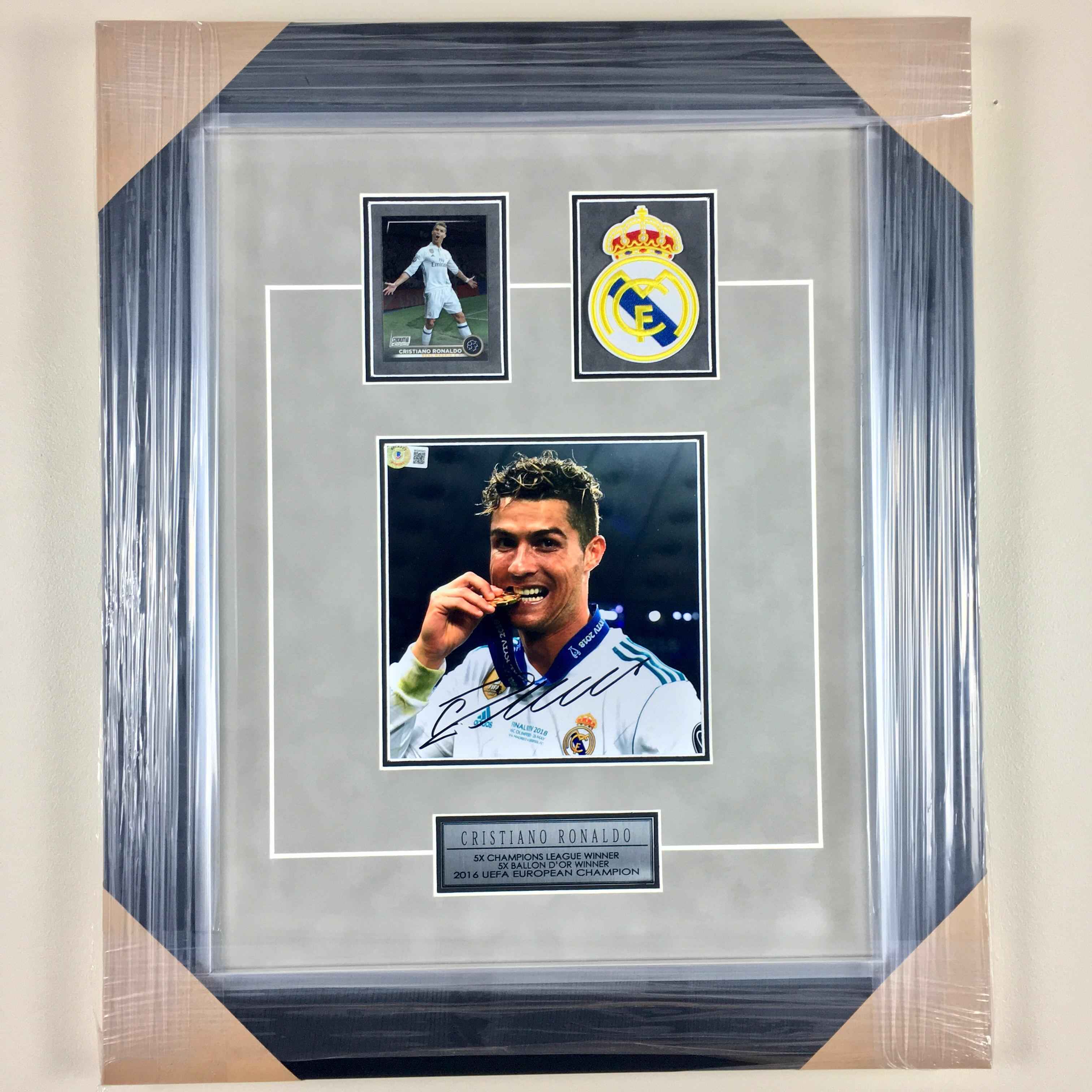 Cristiano Ronaldo Signed Photo Framed