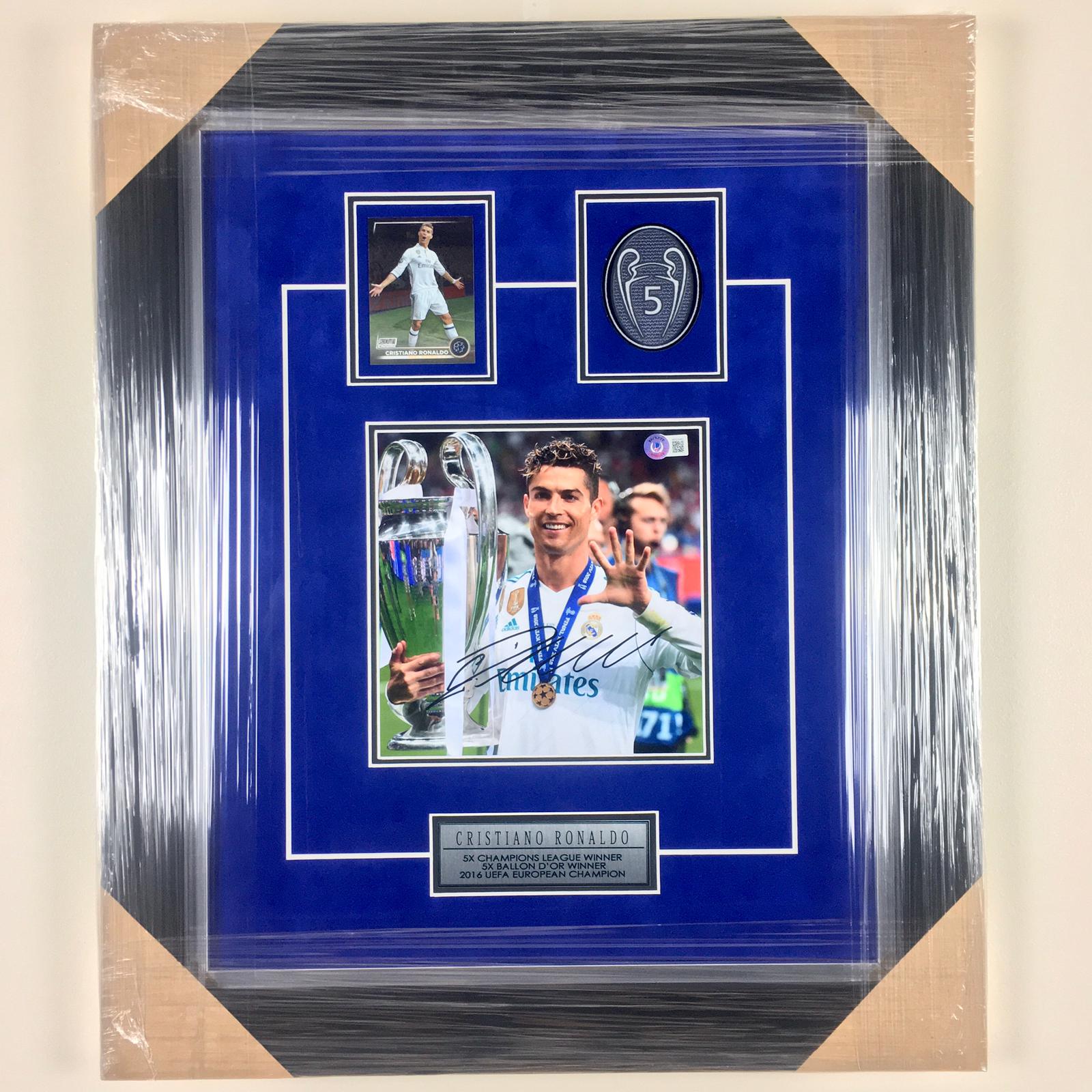 Cristiano Ronaldo Signed Photo Framed
