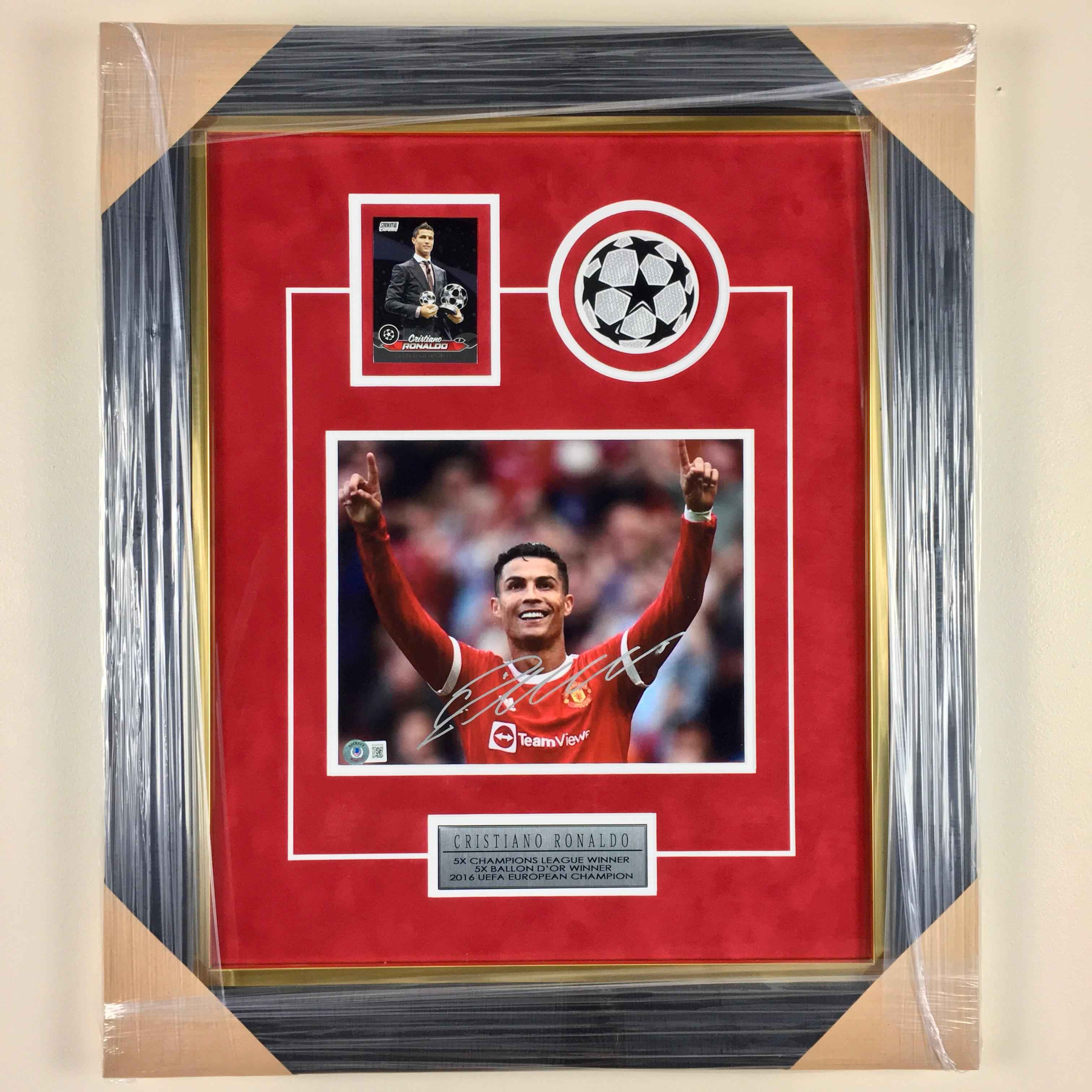 Cristiano Ronaldo Signed Photo Framed