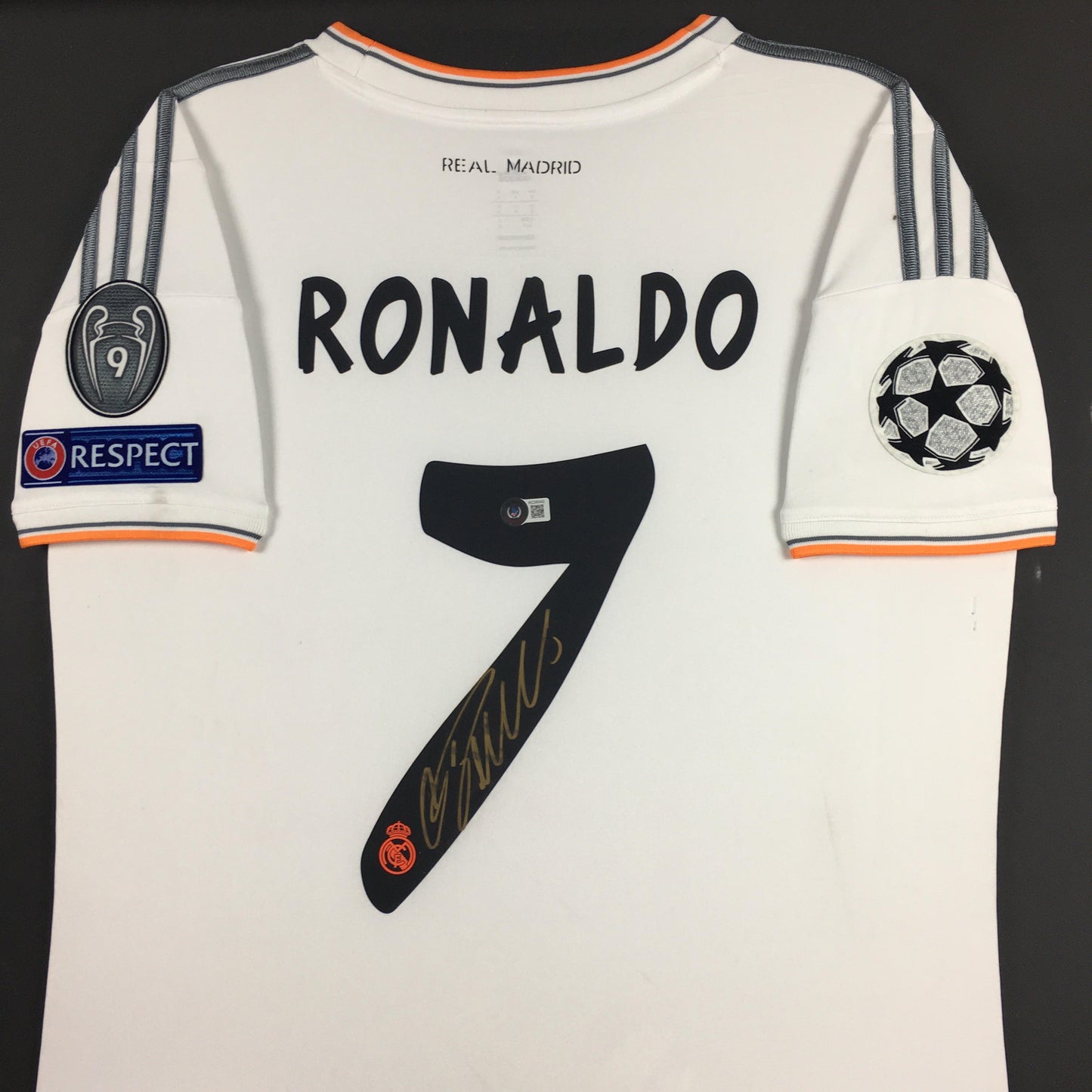 Cristiano Ronaldo Signed Jersey Framed