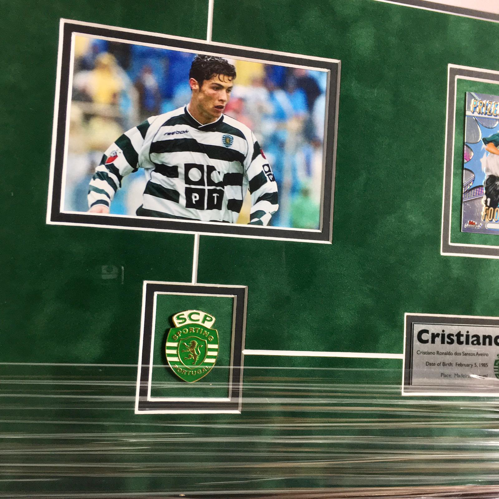 Cristiano Ronaldo Signed Jersey Framed