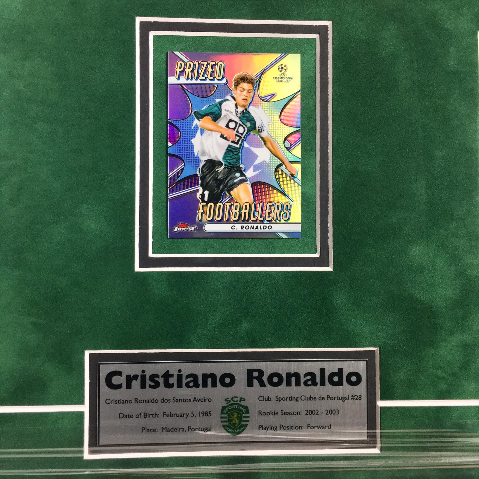 Cristiano Ronaldo Signed Jersey Framed