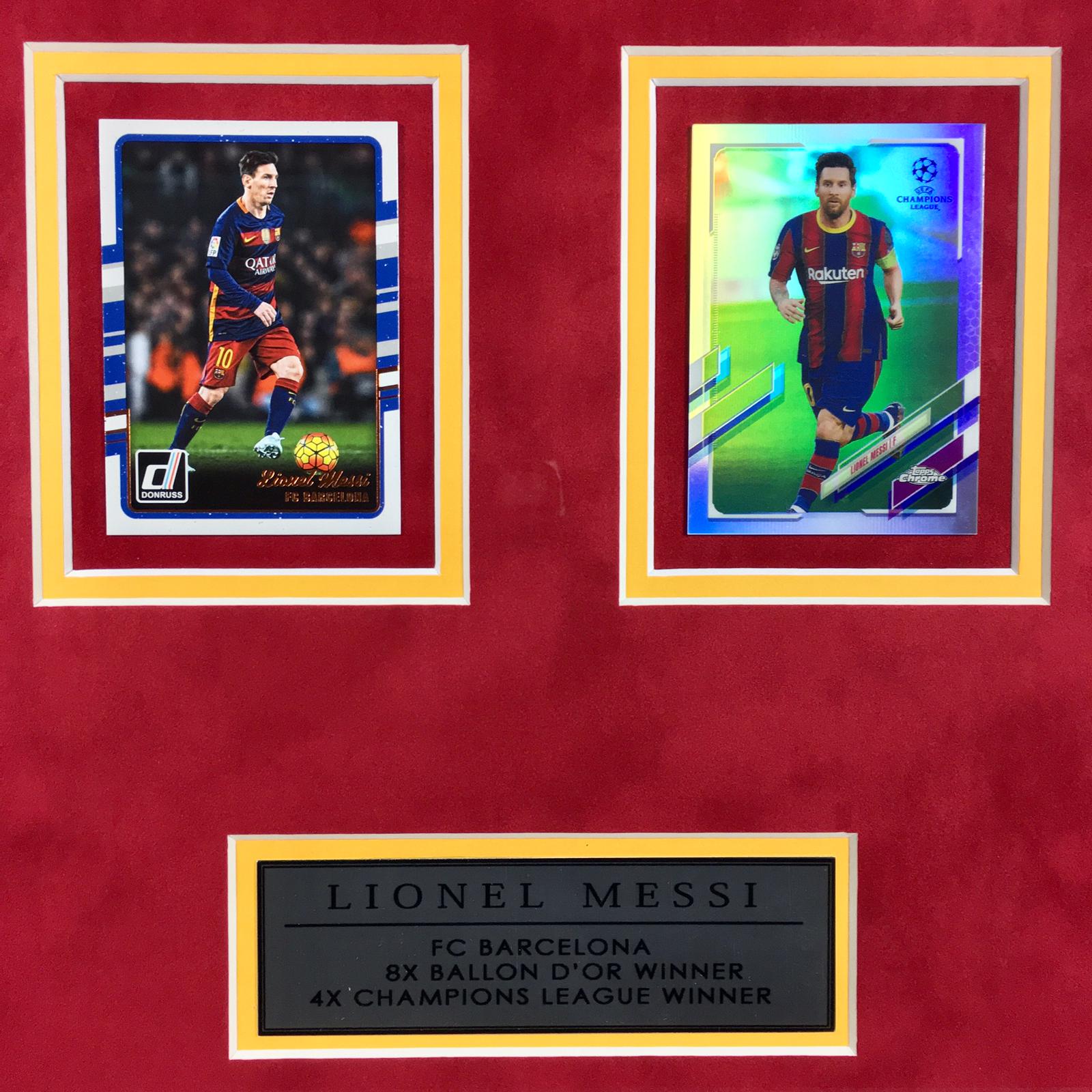 Lionel Messi Signed Jersey Framed