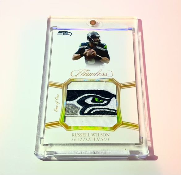 Custom Russell Wilson Patch Card