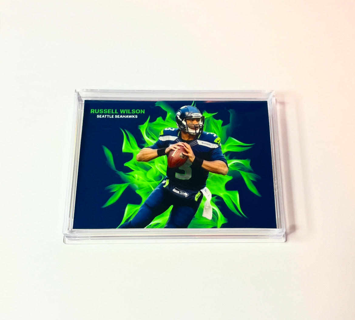 Custom Russel Wilson Ring Card