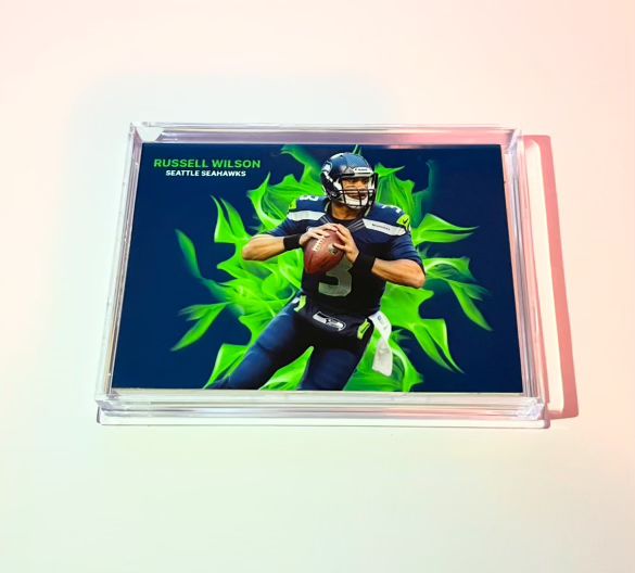 Custom Russell Wilson Patch Card