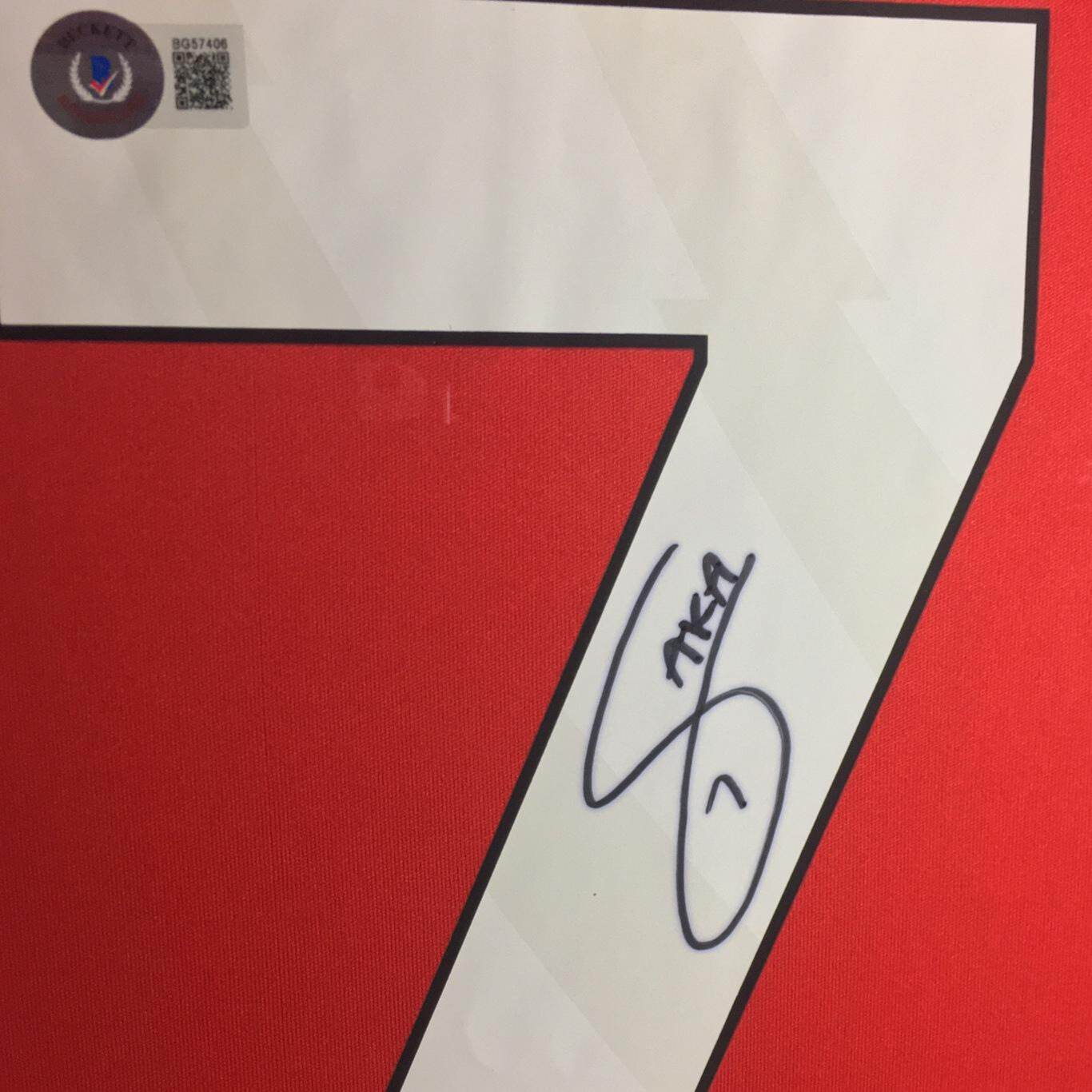 Bukayo Saka Signed Jersey Framed