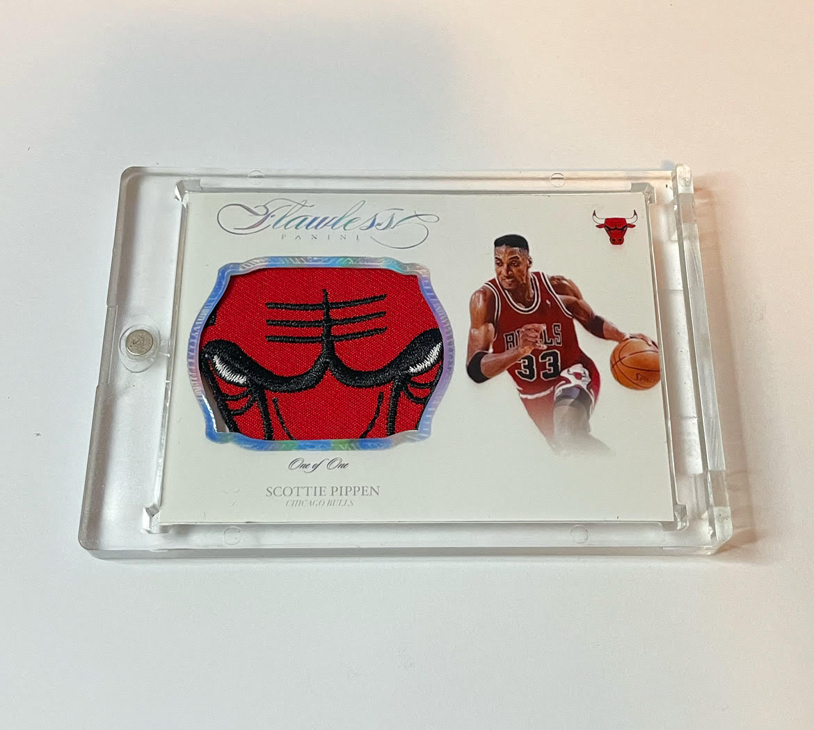 Custom Scottie Pippen Patch Card