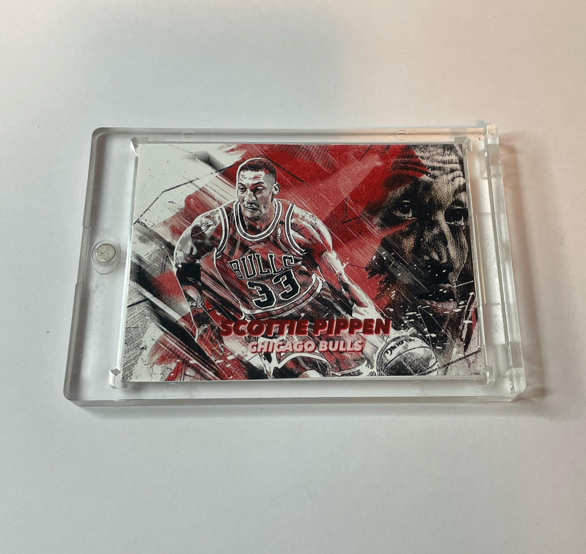 Custom Scottie Pippen Patch Card