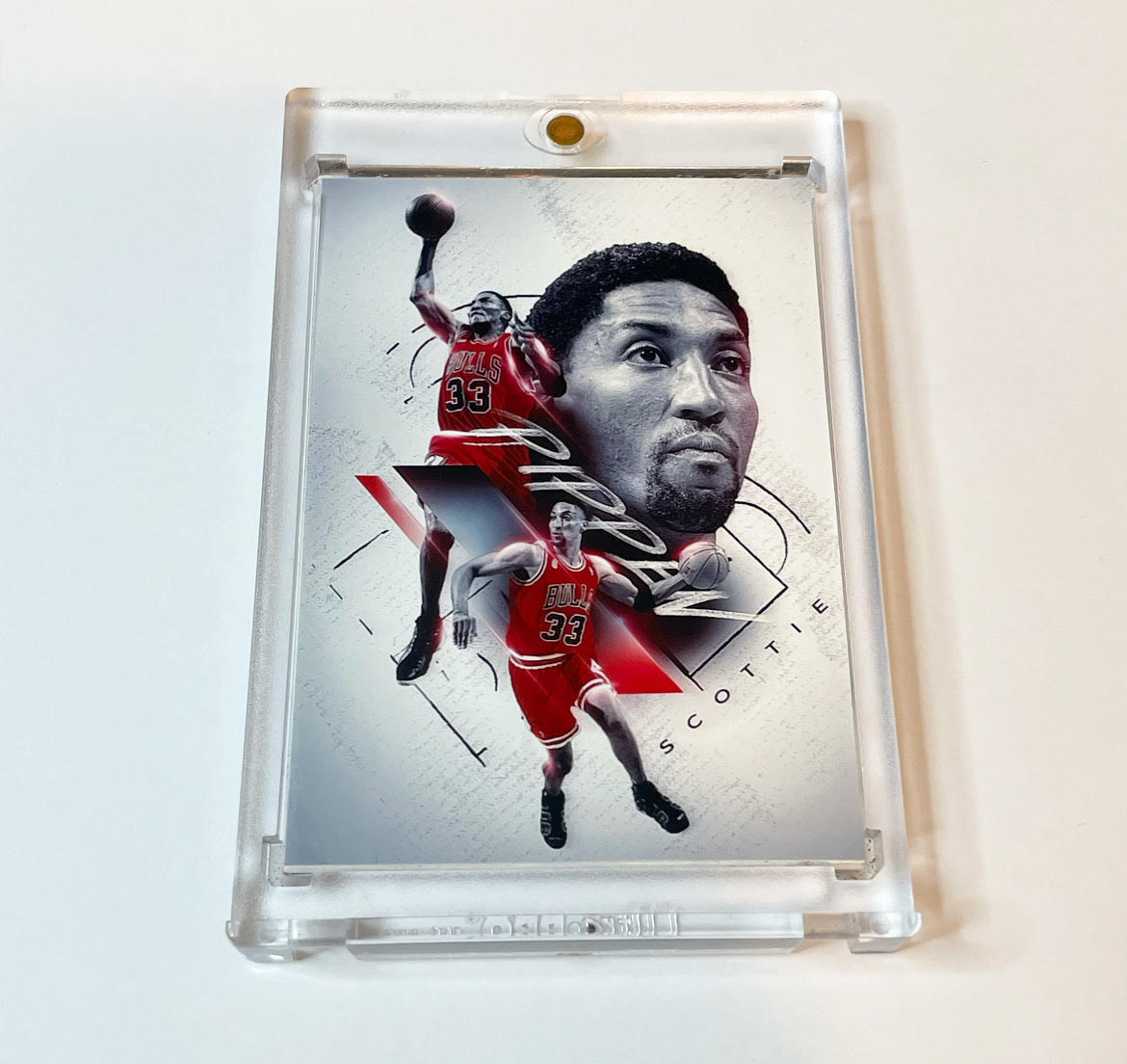 Custom Scottie Pippen Patch Card