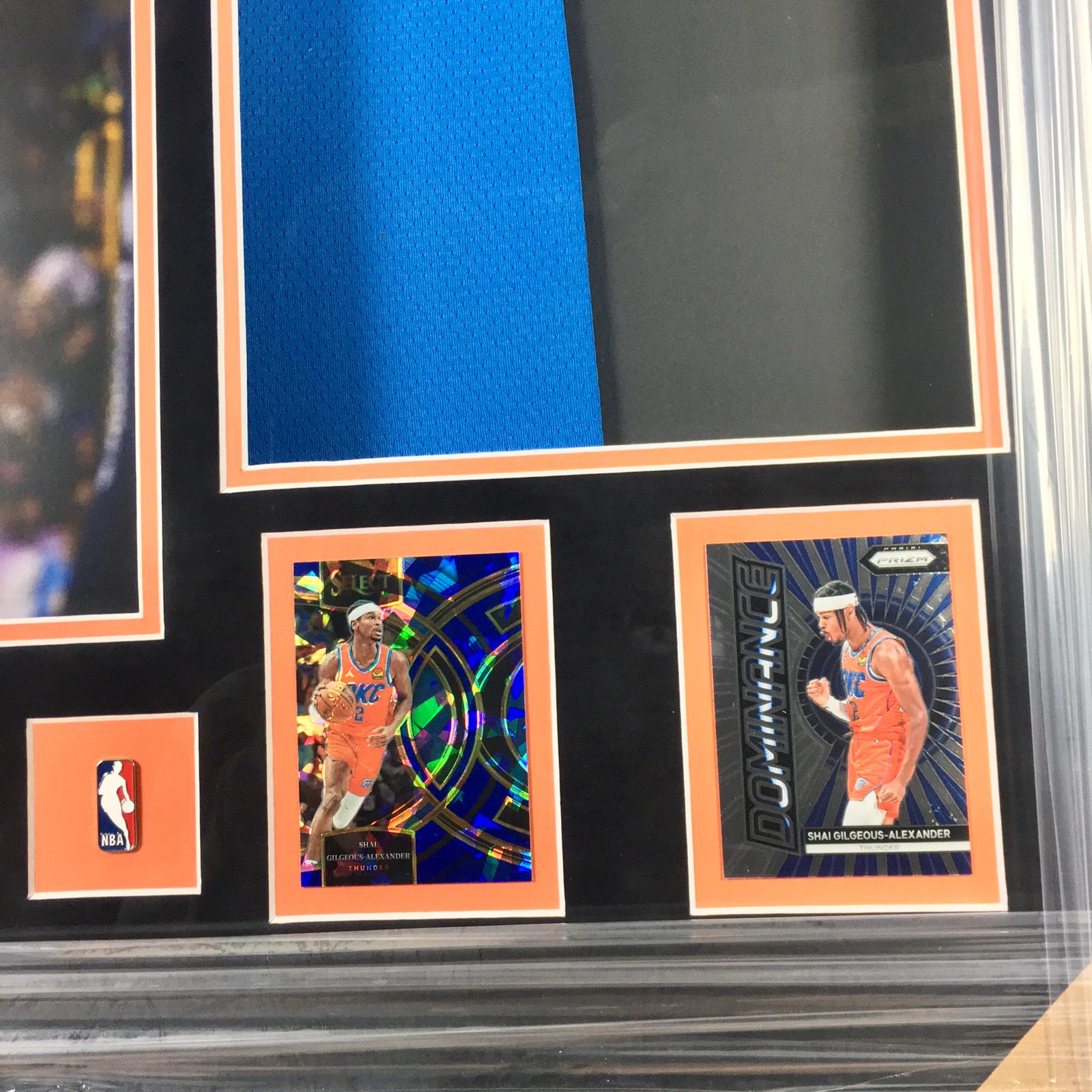 Shai Gilgeous-Alexander Signed Jersey Framed