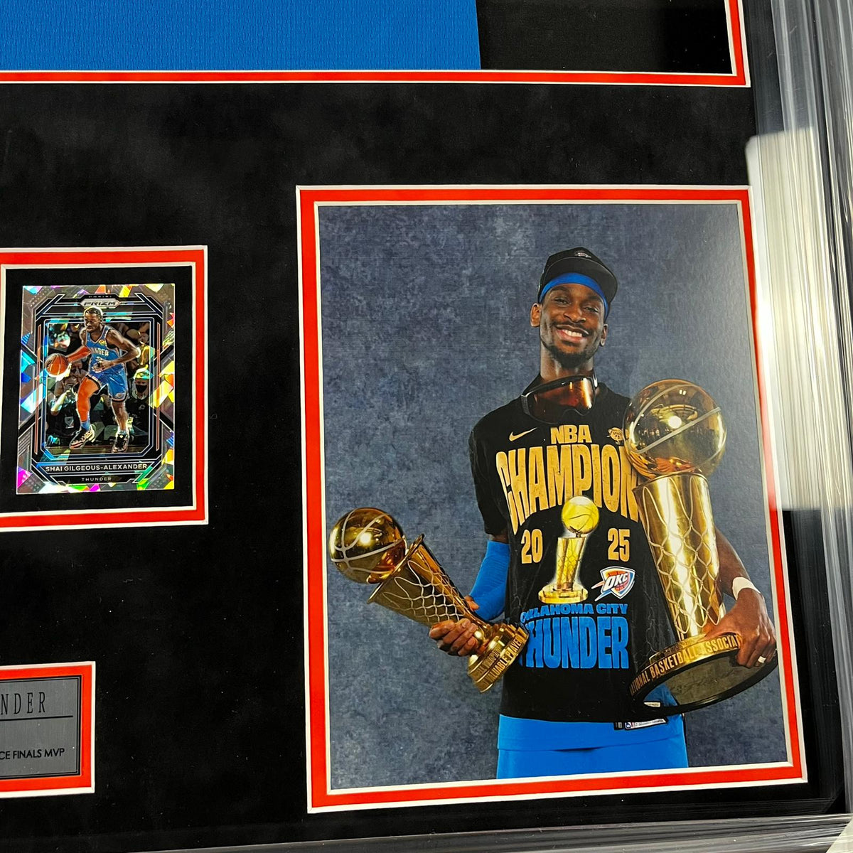 Shai Gilgeous-Alexander Signed Jersey Framed