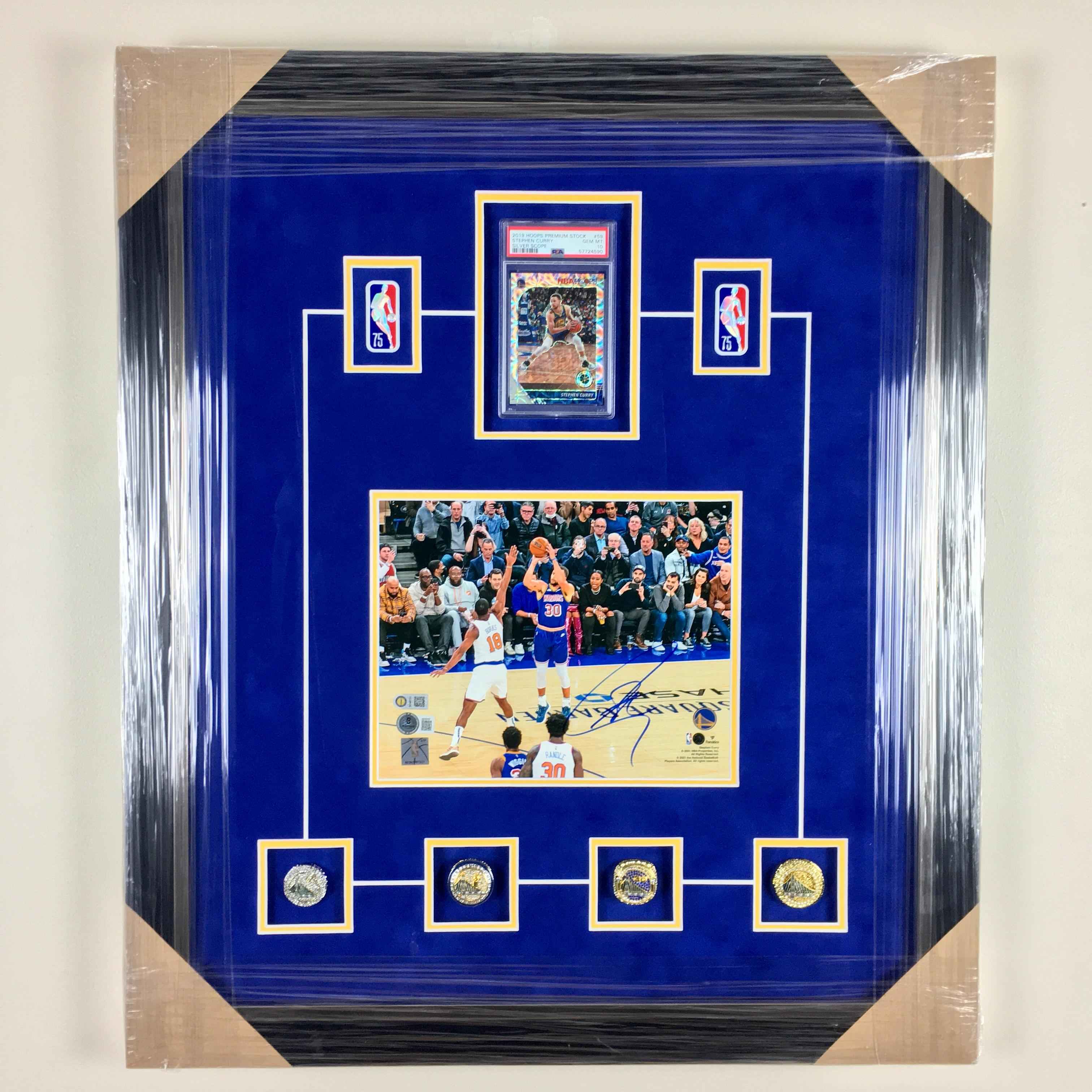 Stephen Curry Signed Photo Framed