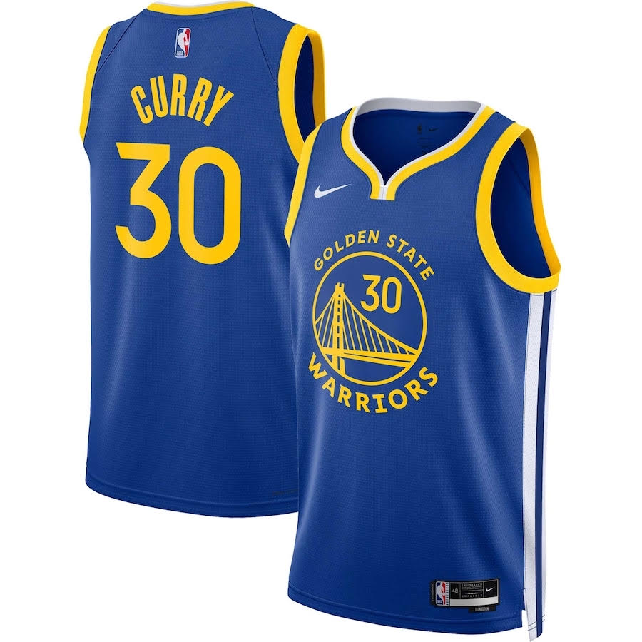 Golden State Warriors Stephen Curry Jersey Blue