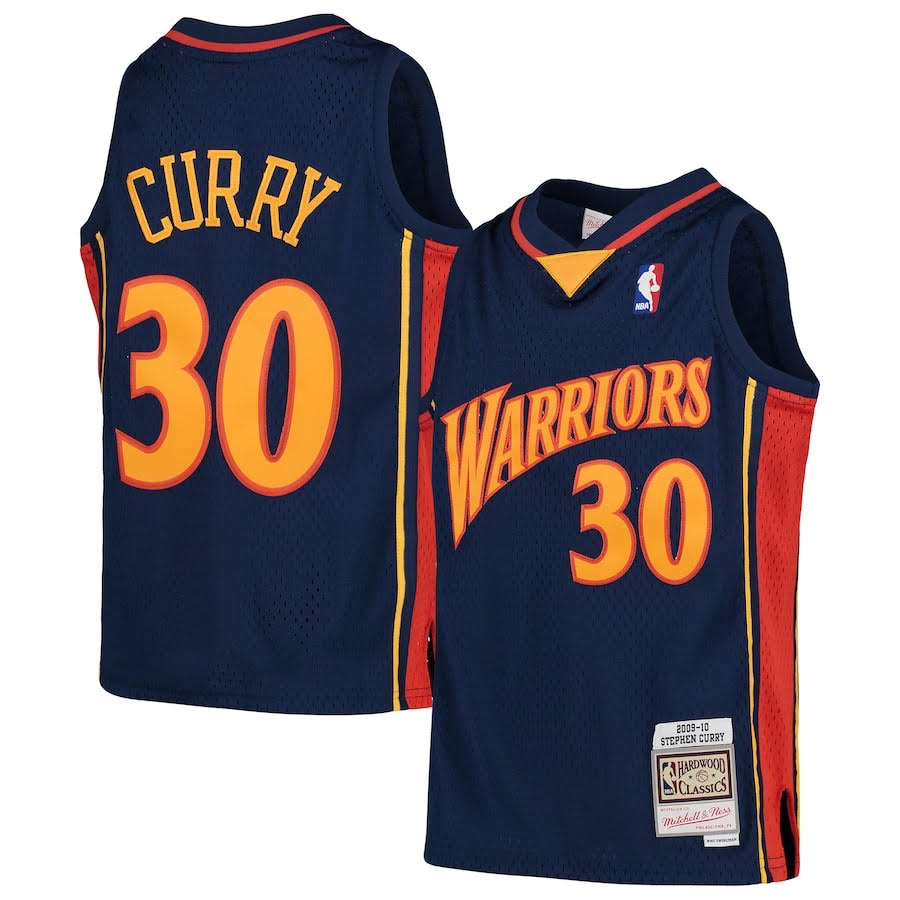 Golden State Warriors Stephen Curry Jersey Retro