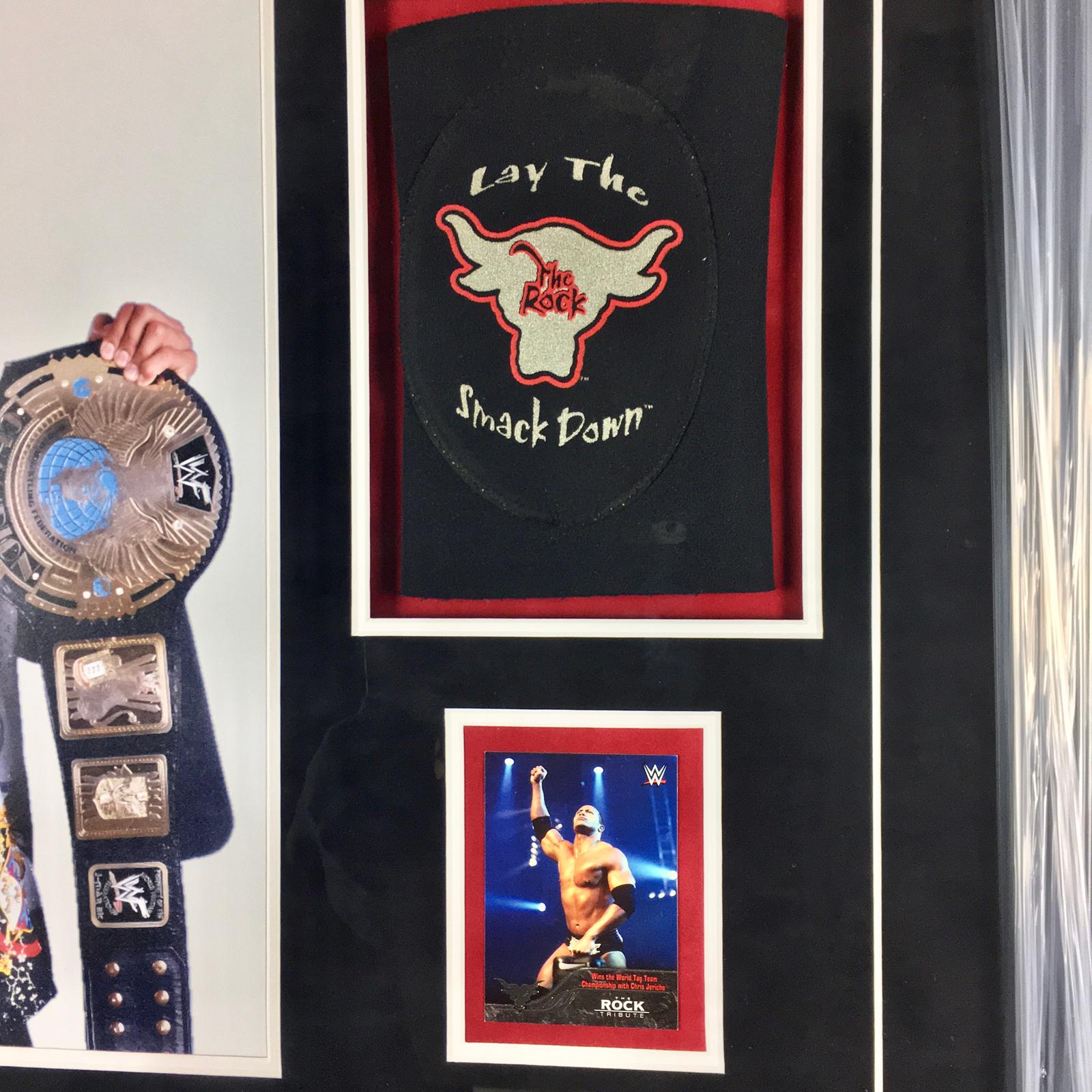 The Rock Signed Photo Framed