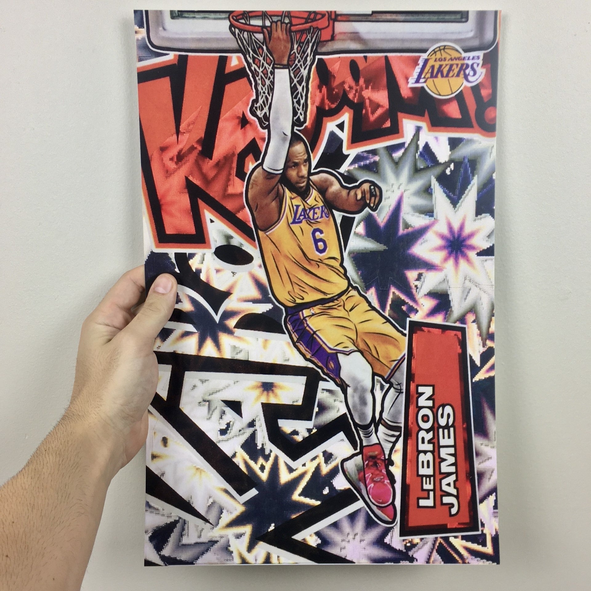 LeBron James Kaboom Poster