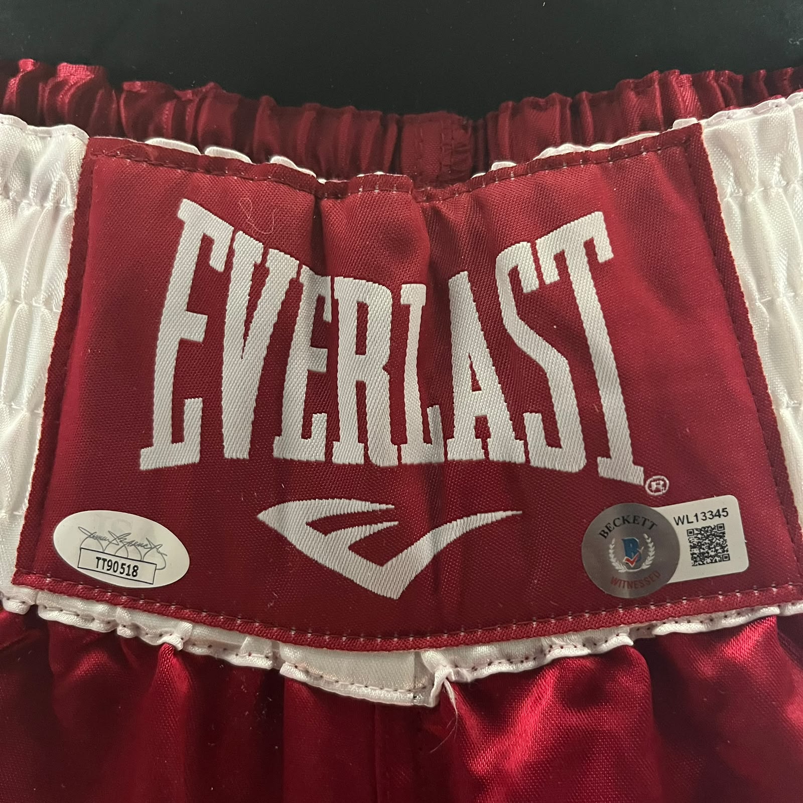 Tyson Fury Signed Trunks Framed
