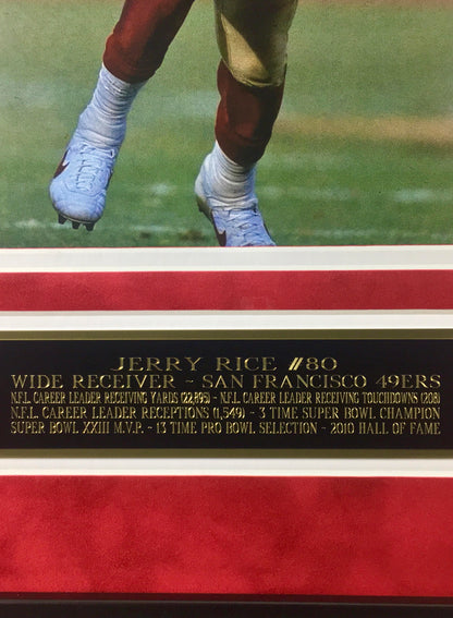 Jerry Rice Signed Jersey Framed