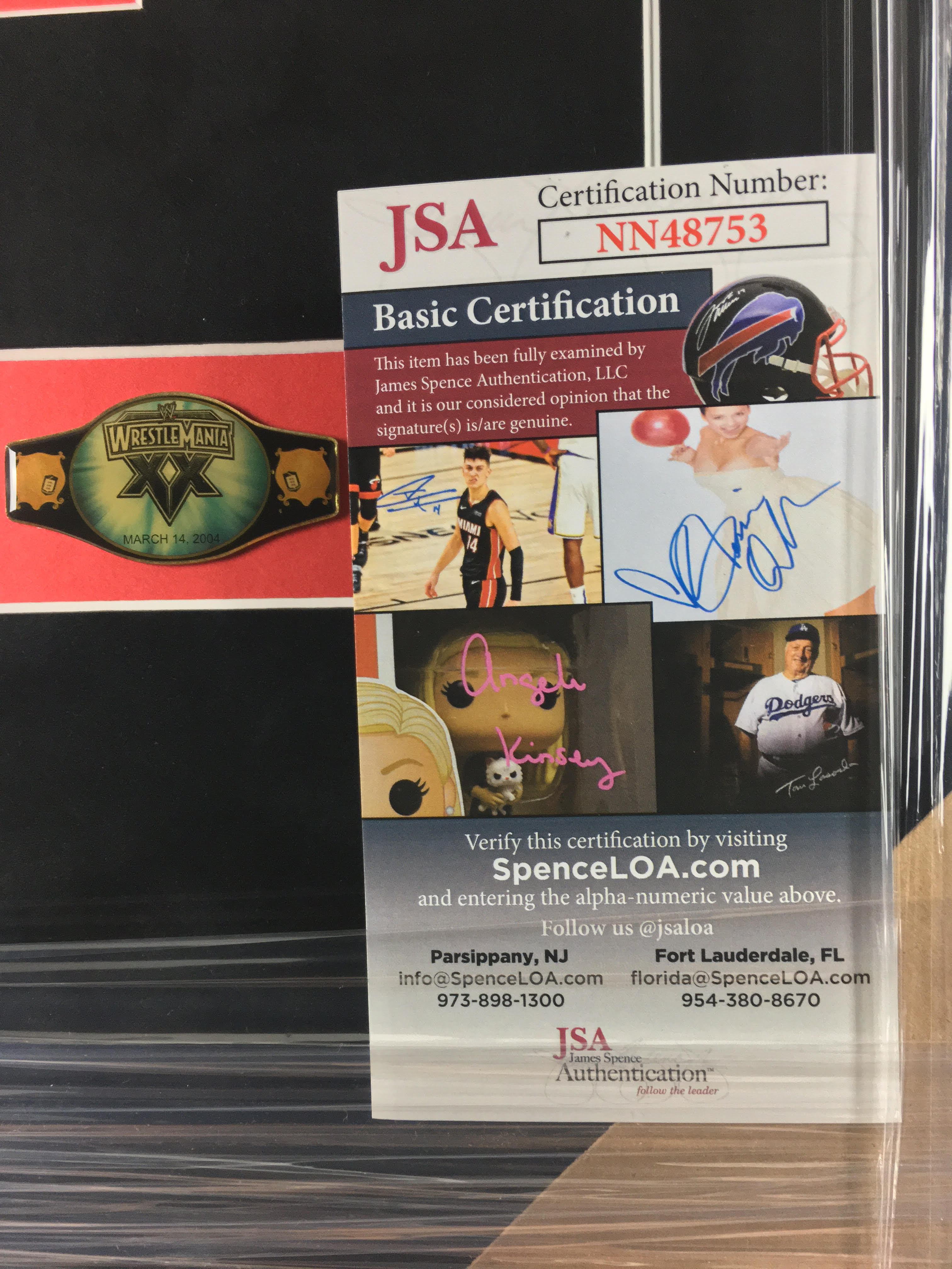 John Cena Signed Magazine with Spinner Belt