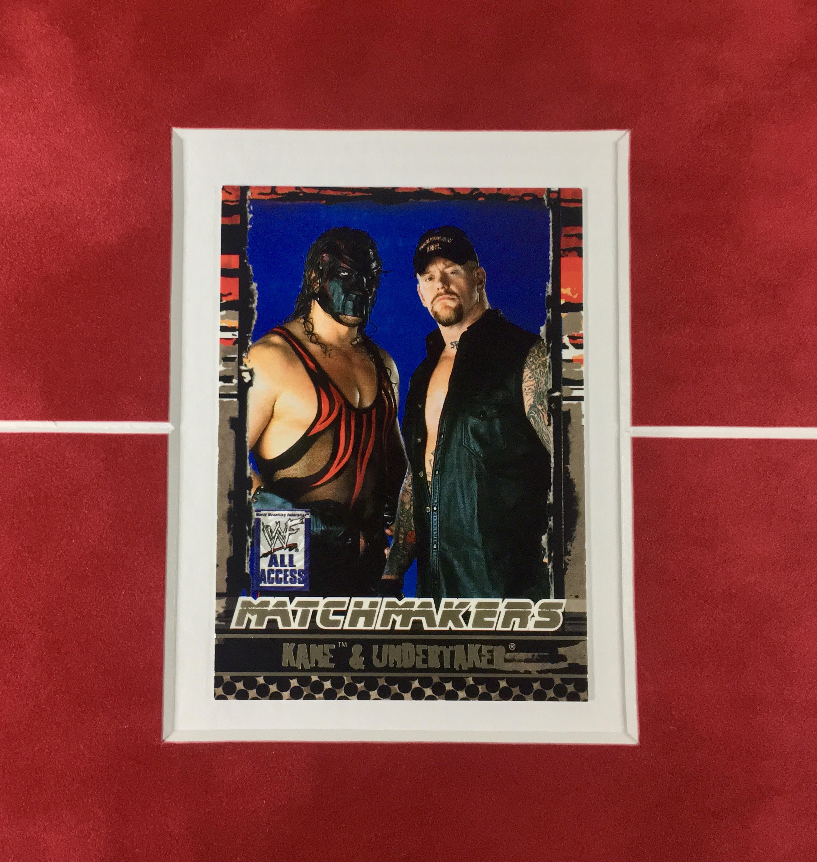 One of a Kind Undertaker & Kane Signed Photo