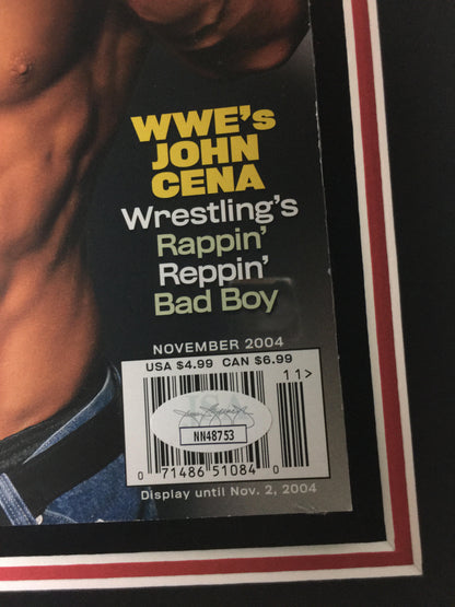 John Cena Signed Magazine with Spinner Belt