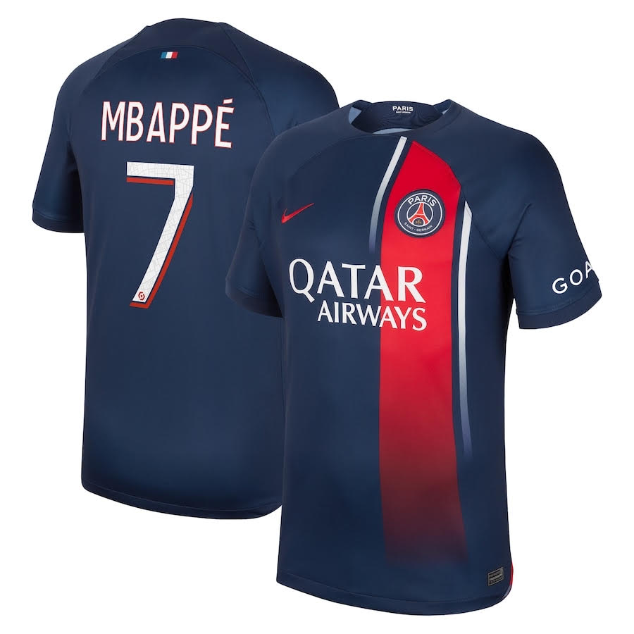 Paris Saint-Germain Kylian Mbappé Jersey