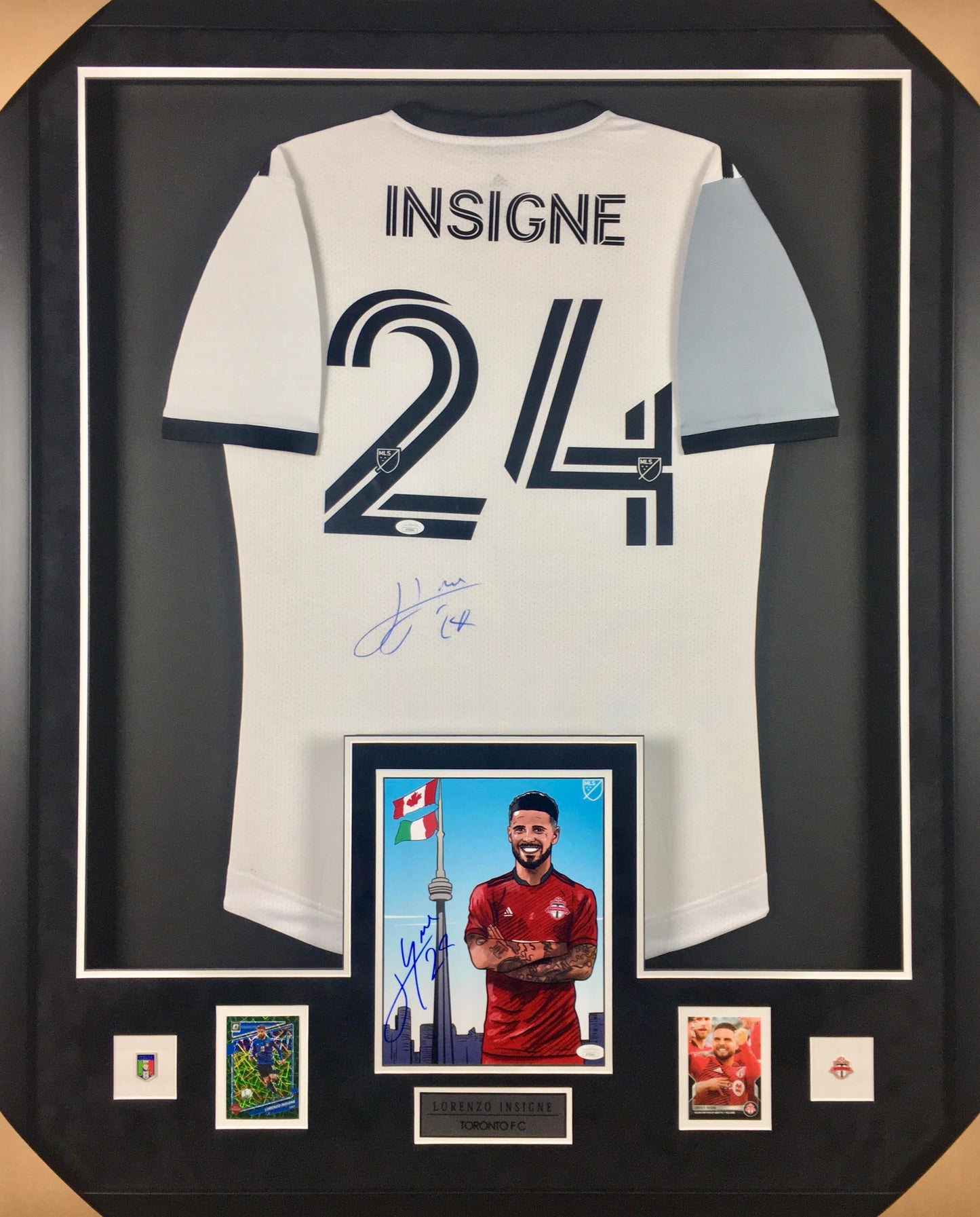 Lorenzo Insigne Signed Jersey Framed
