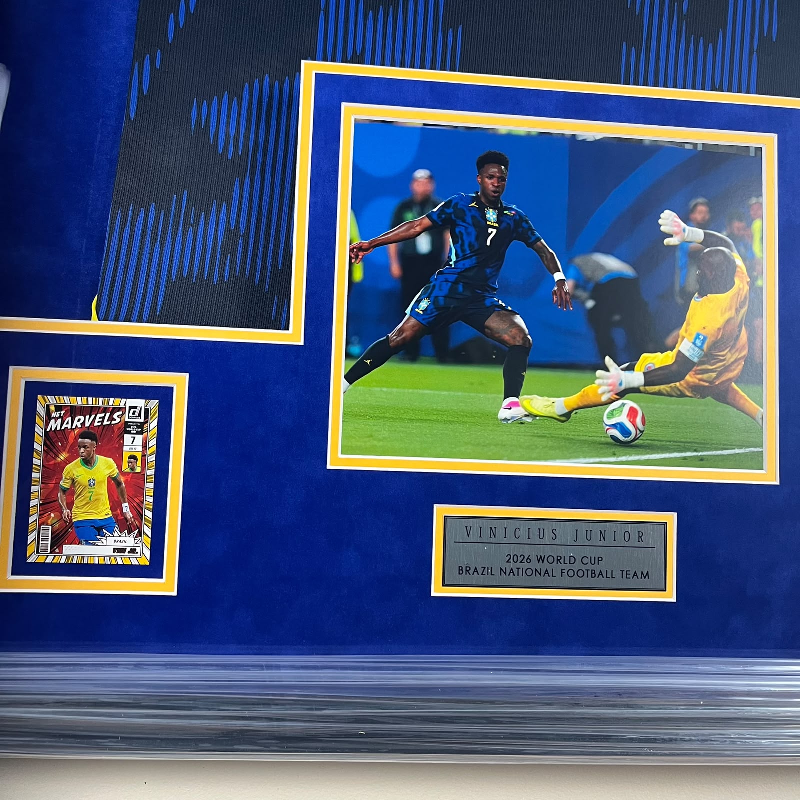 Vini Jr Signed Jersey Framed