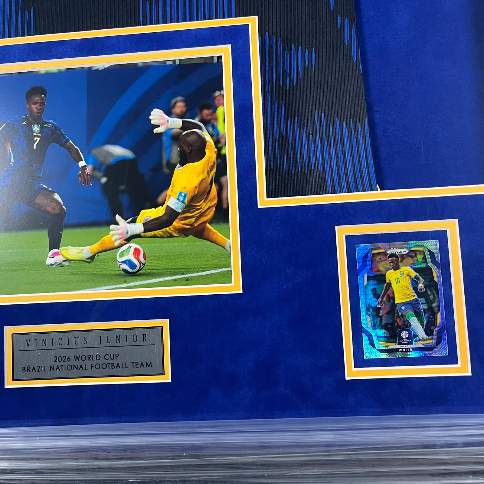 Vini Jr Signed Jersey Framed