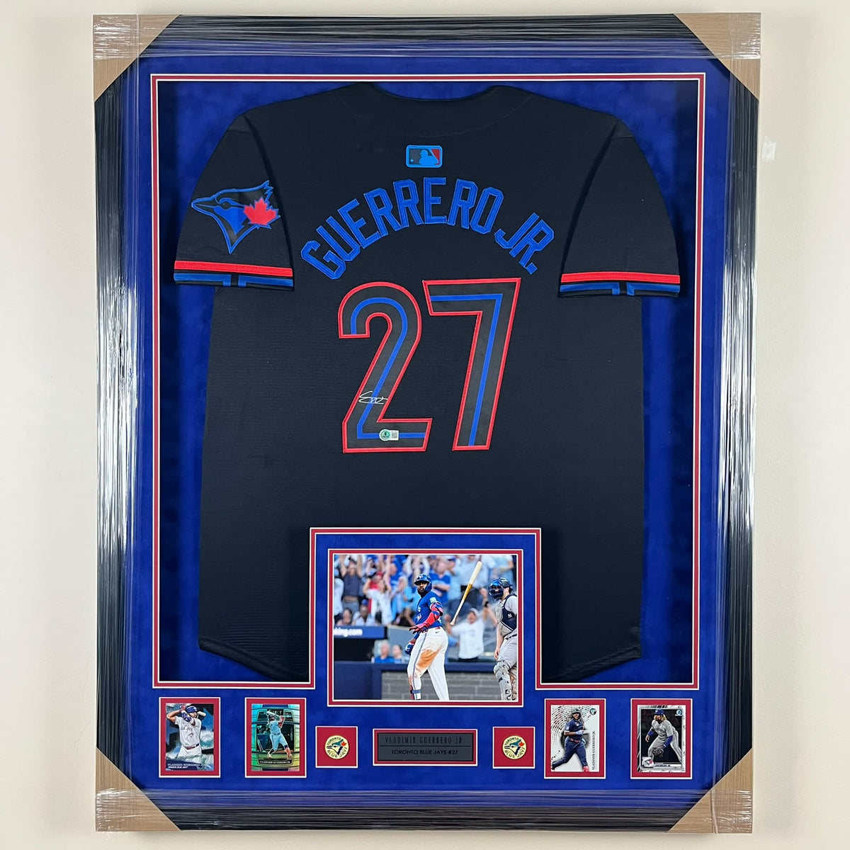 Vlad Guerrero Jr Signed Jersey Framed