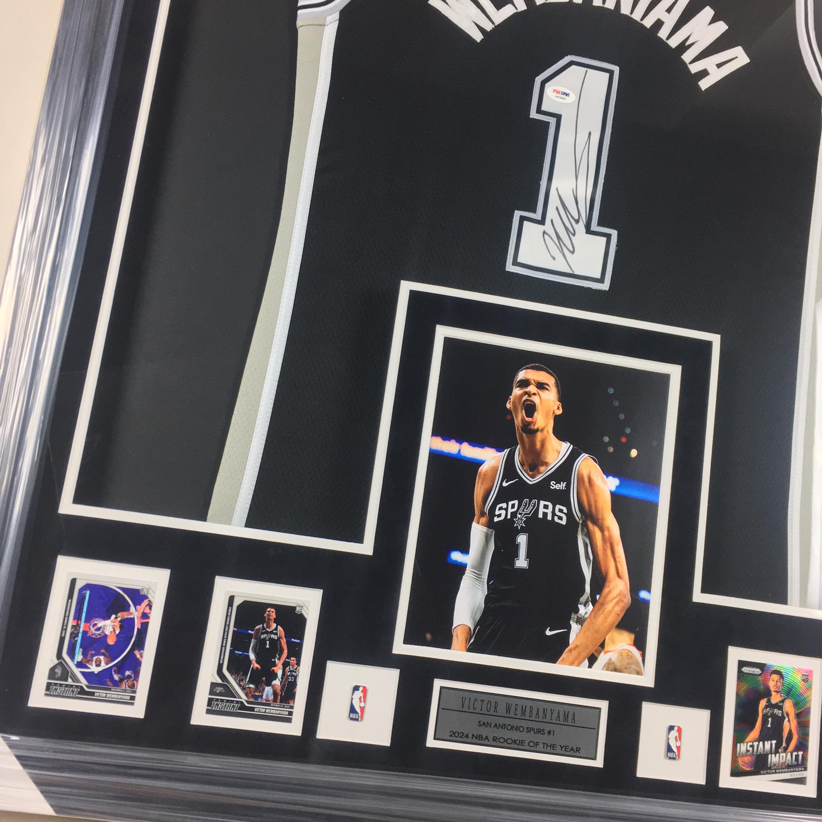 Victor Wembanyama Signed Jersey Framed