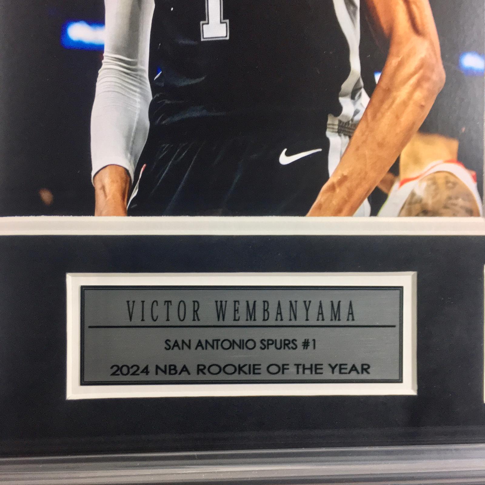 Victor Wembanyama Signed Jersey Framed