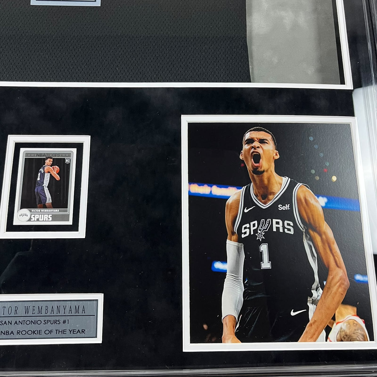 Victor Wembanyama Signed Jersey Framed