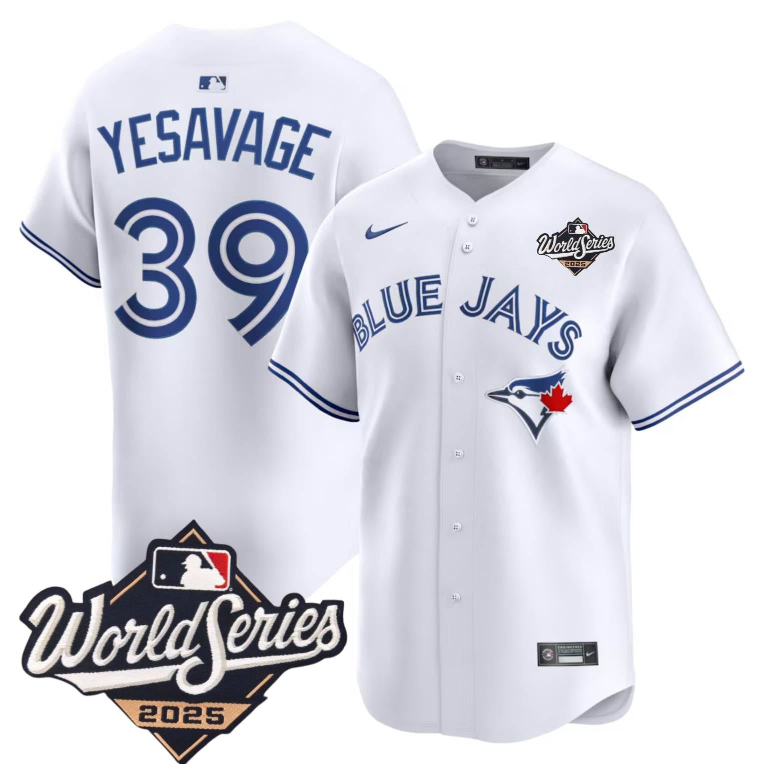World Series Toronto Blue Jays Trey Yesavage Jersey
