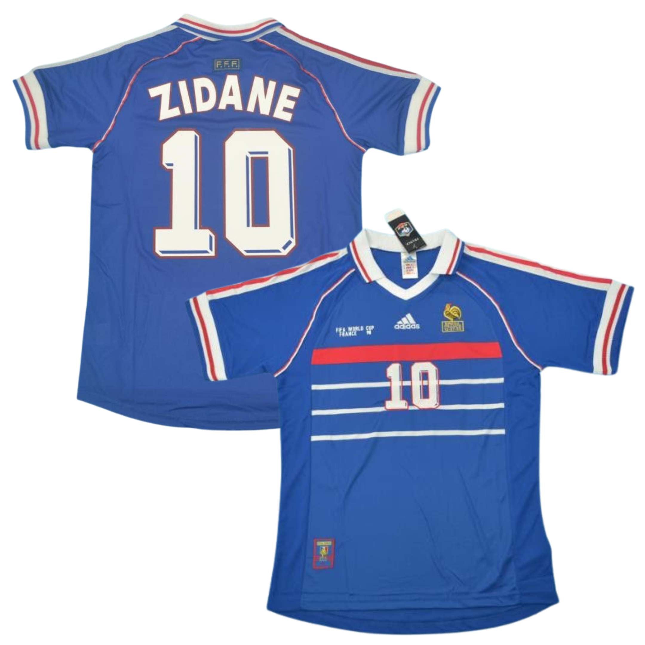 1998 France Zinedine Zidane Jersey